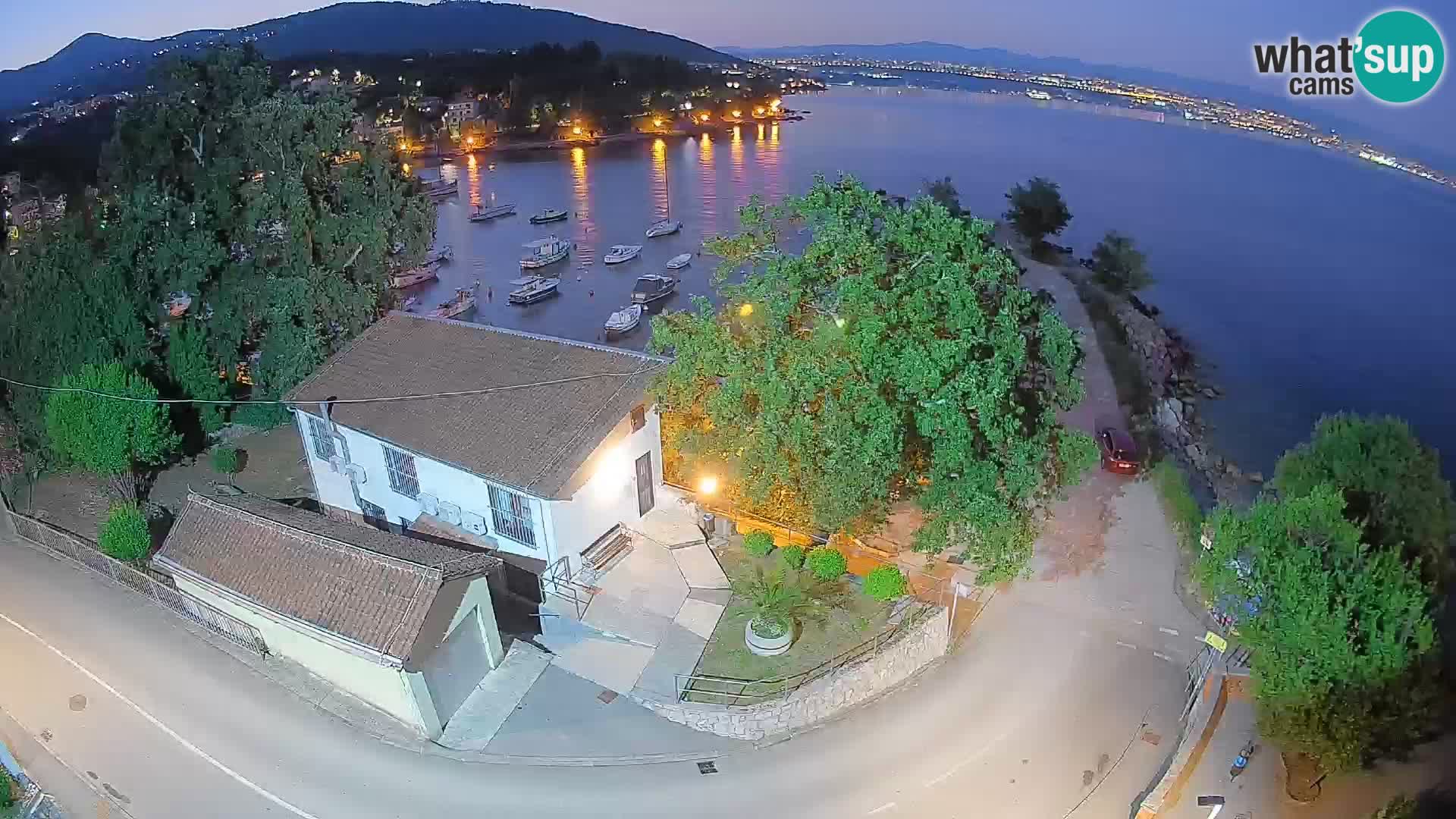 Webcam Ika Hafen – LIVE Blick auf den Hafen und die Lichter von Opatija