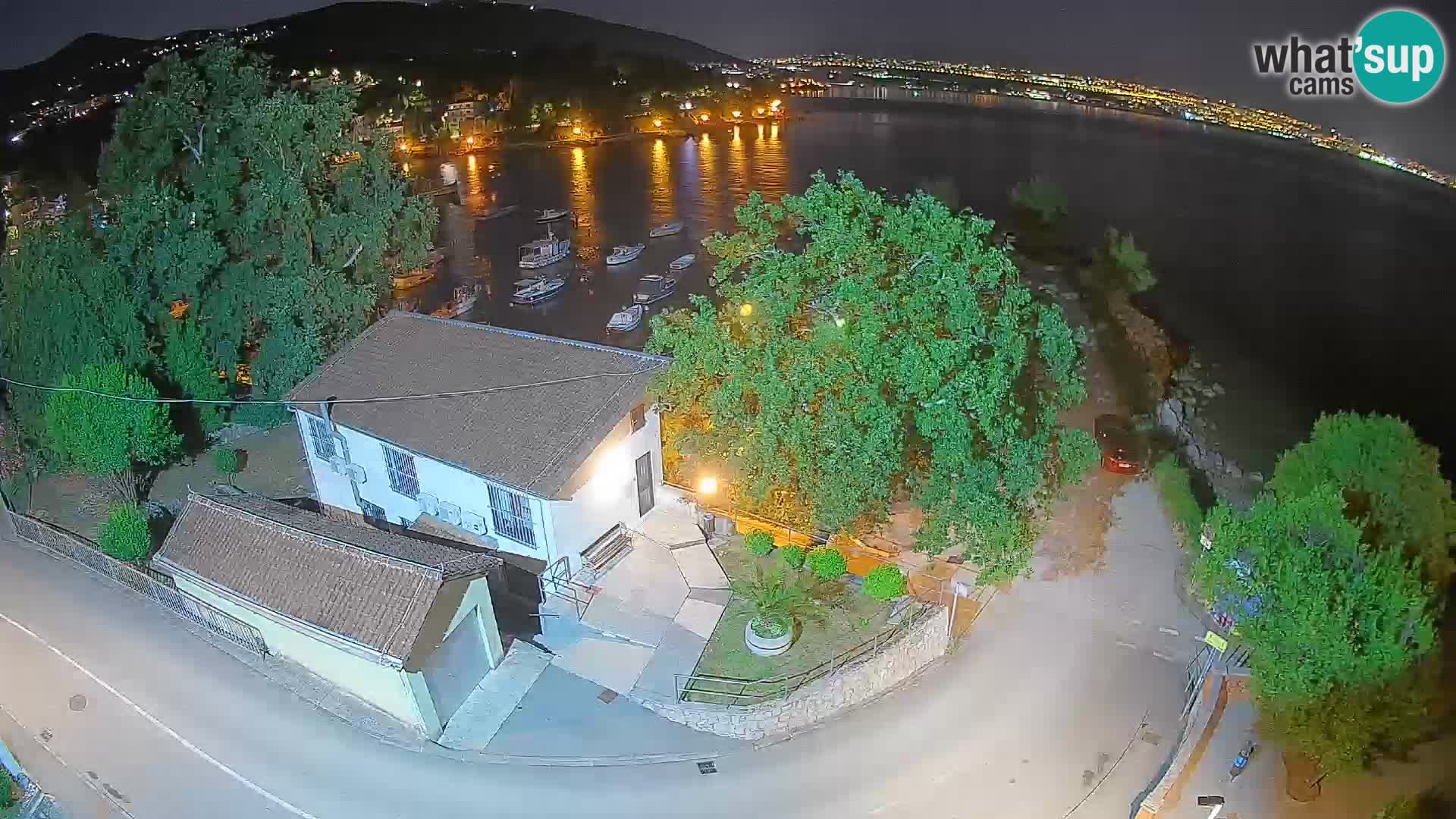 Webcam Ika Hafen – LIVE Blick auf den Hafen und die Lichter von Opatija