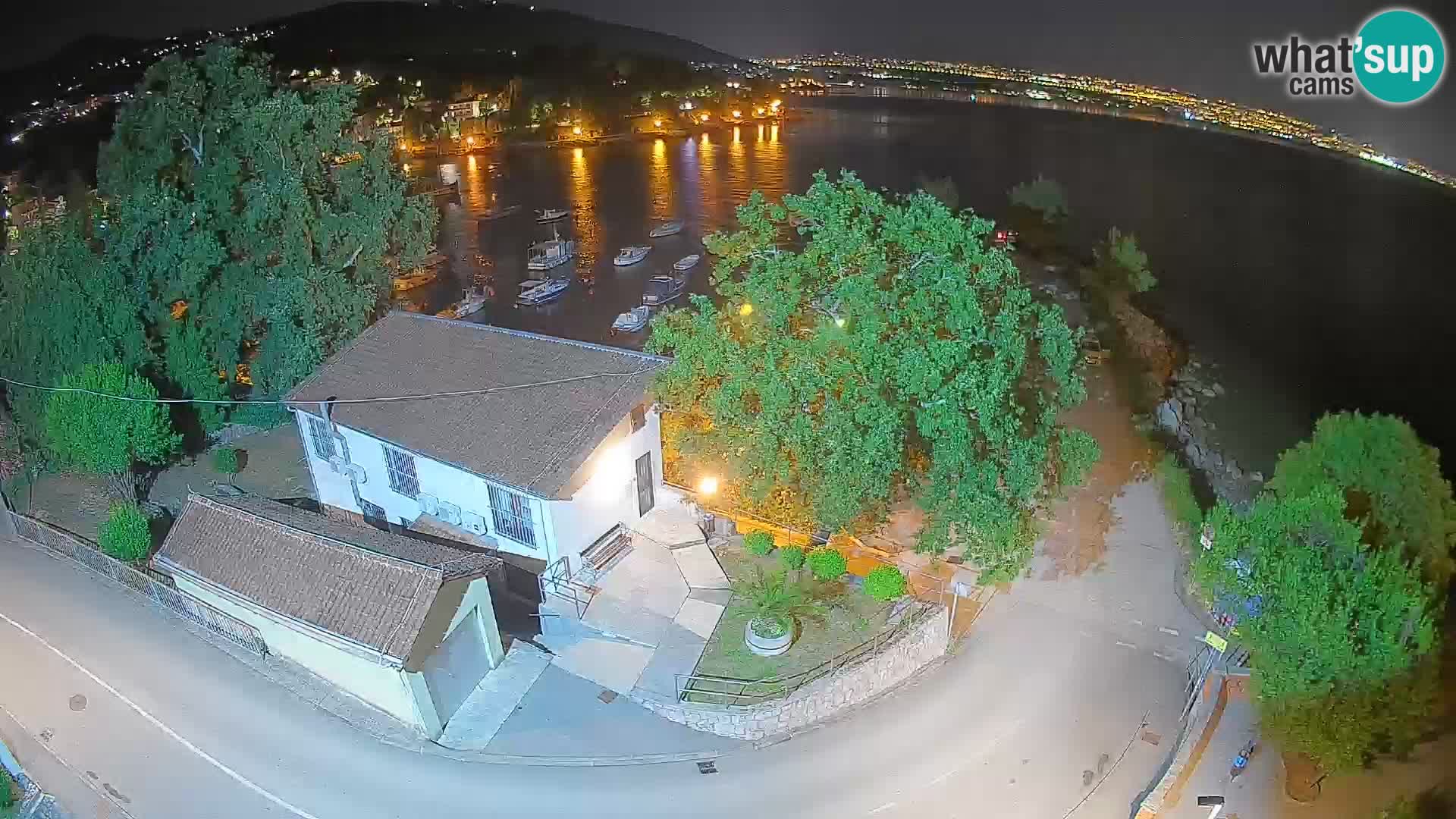 Webcam Ika Hafen – LIVE Blick auf den Hafen und die Lichter von Opatija