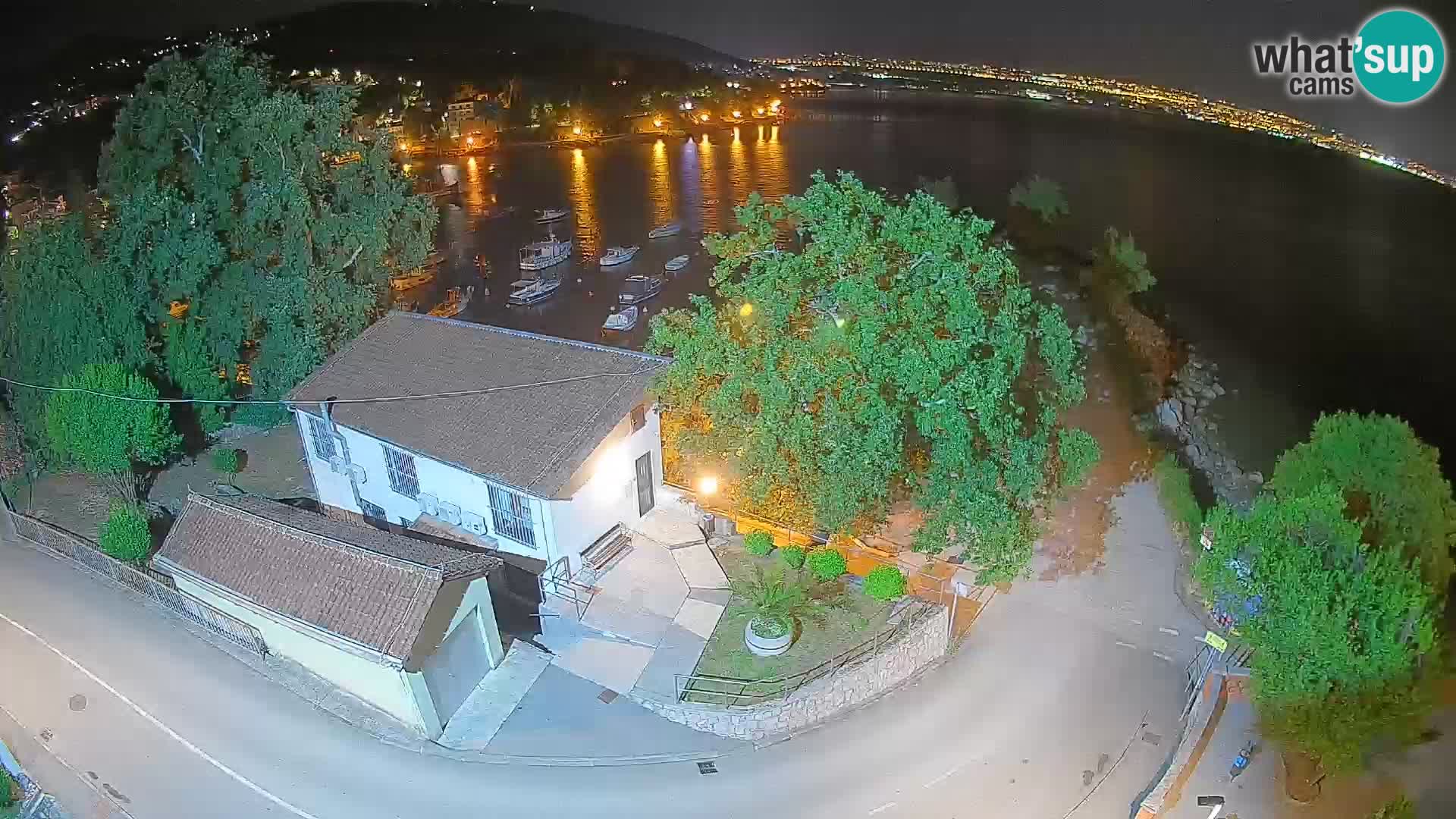 Webcam Ika Hafen – LIVE Blick auf den Hafen und die Lichter von Opatija