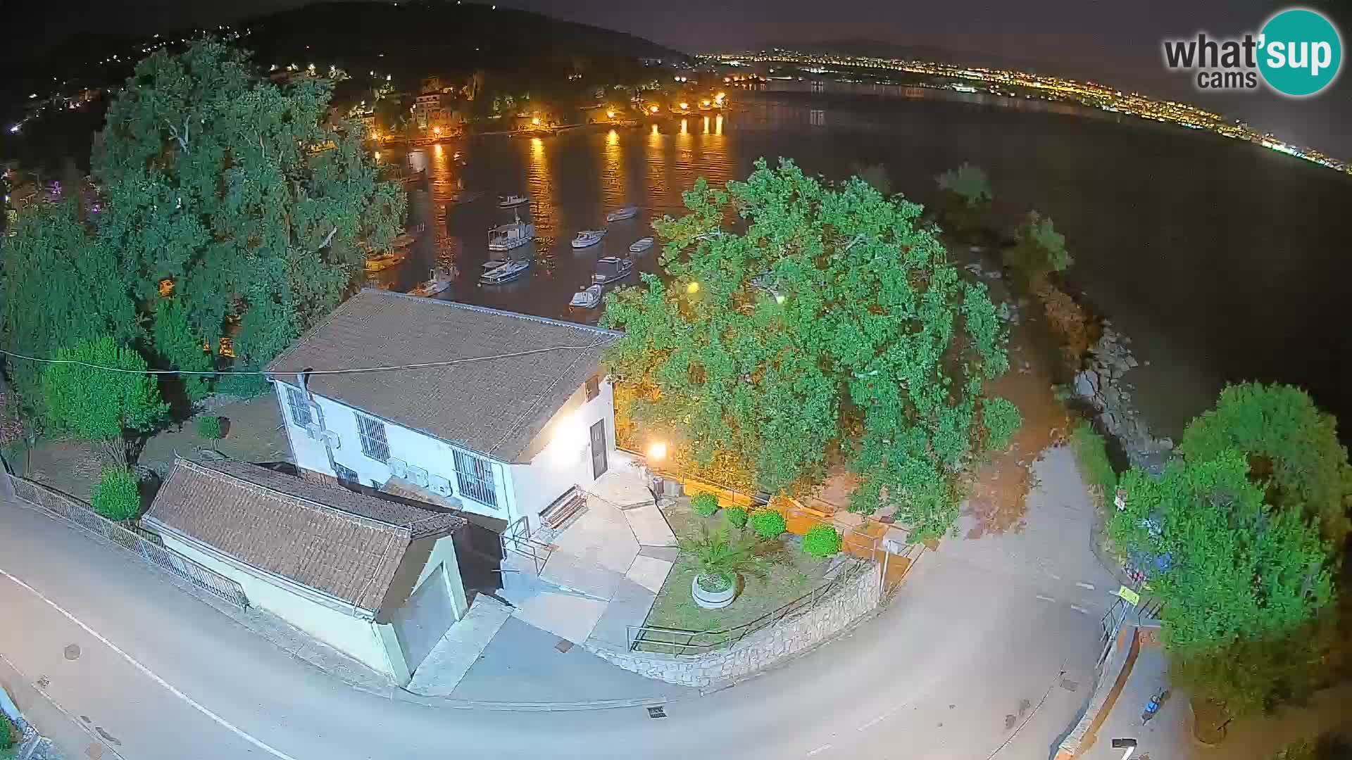 Webcam port d’Ika – Vue en direct et lumières d’Opatija