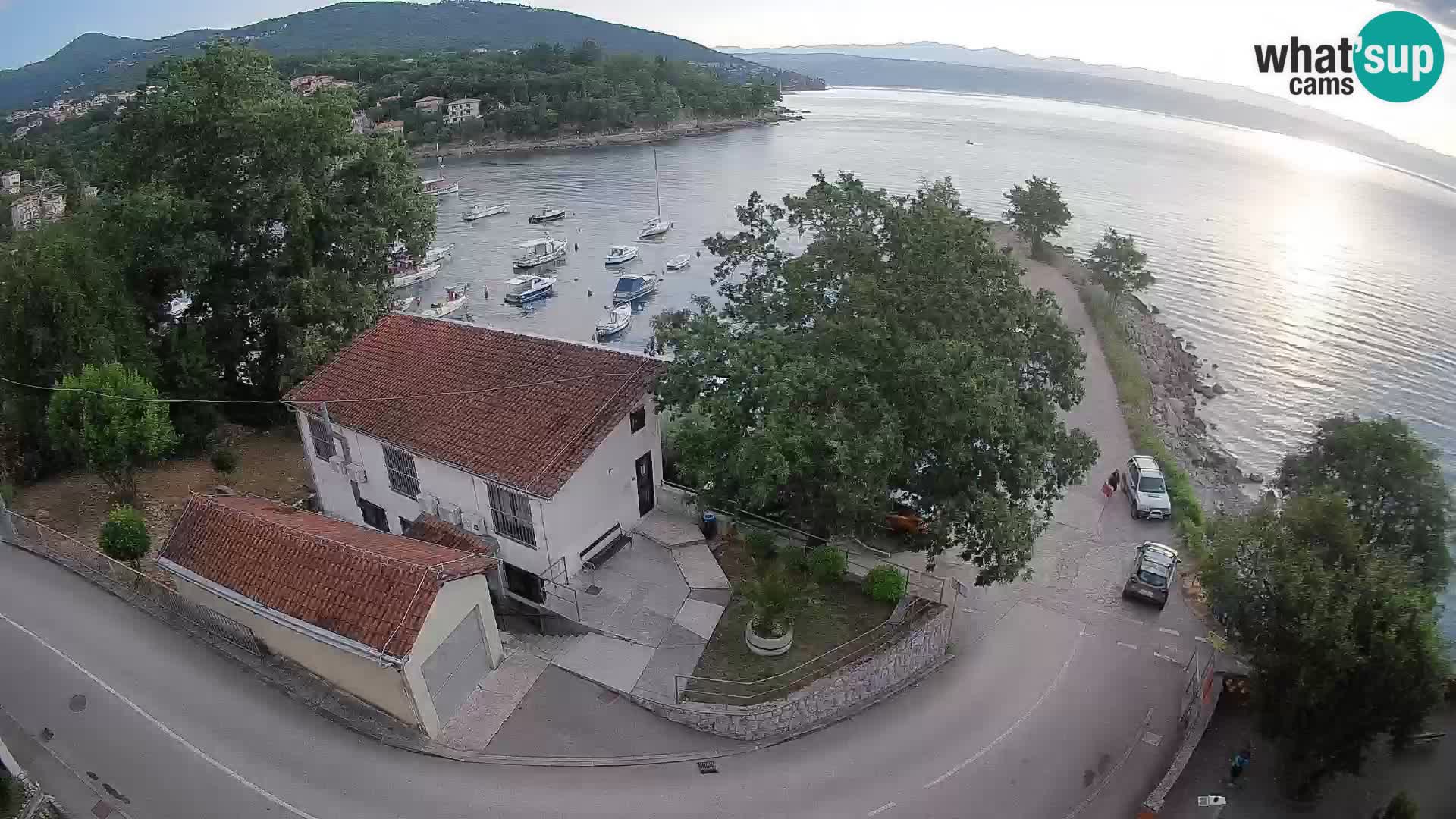 Webcam porto Ika – Vista LIVE sul porto e le luci di Opatija