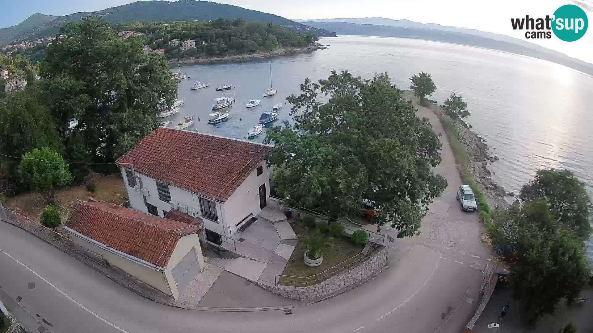 Webcam porto Ika – Vista LIVE sul porto e le luci di Opatija