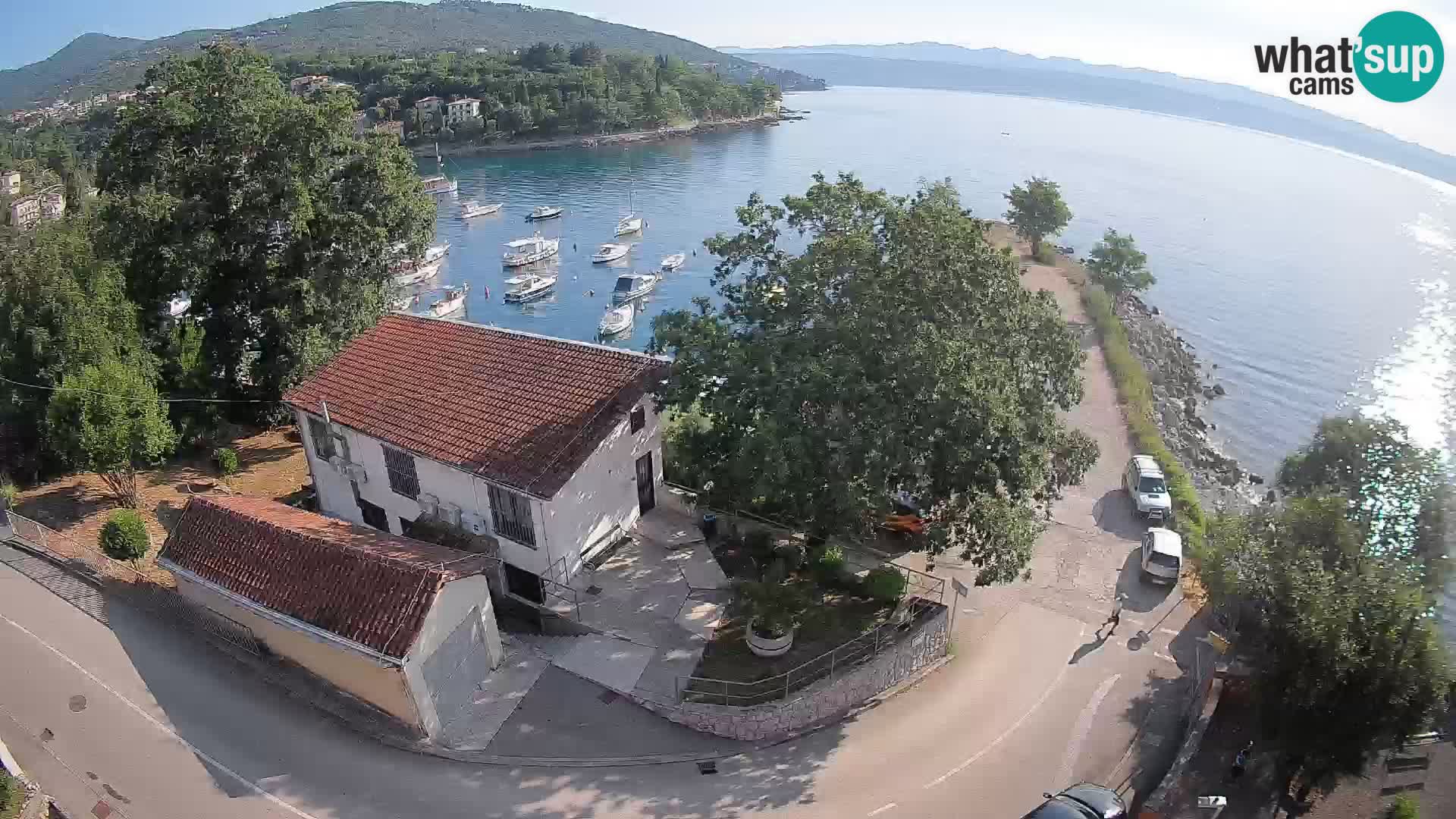 Webcam Ika Hafen – LIVE Blick auf den Hafen und die Lichter von Opatija