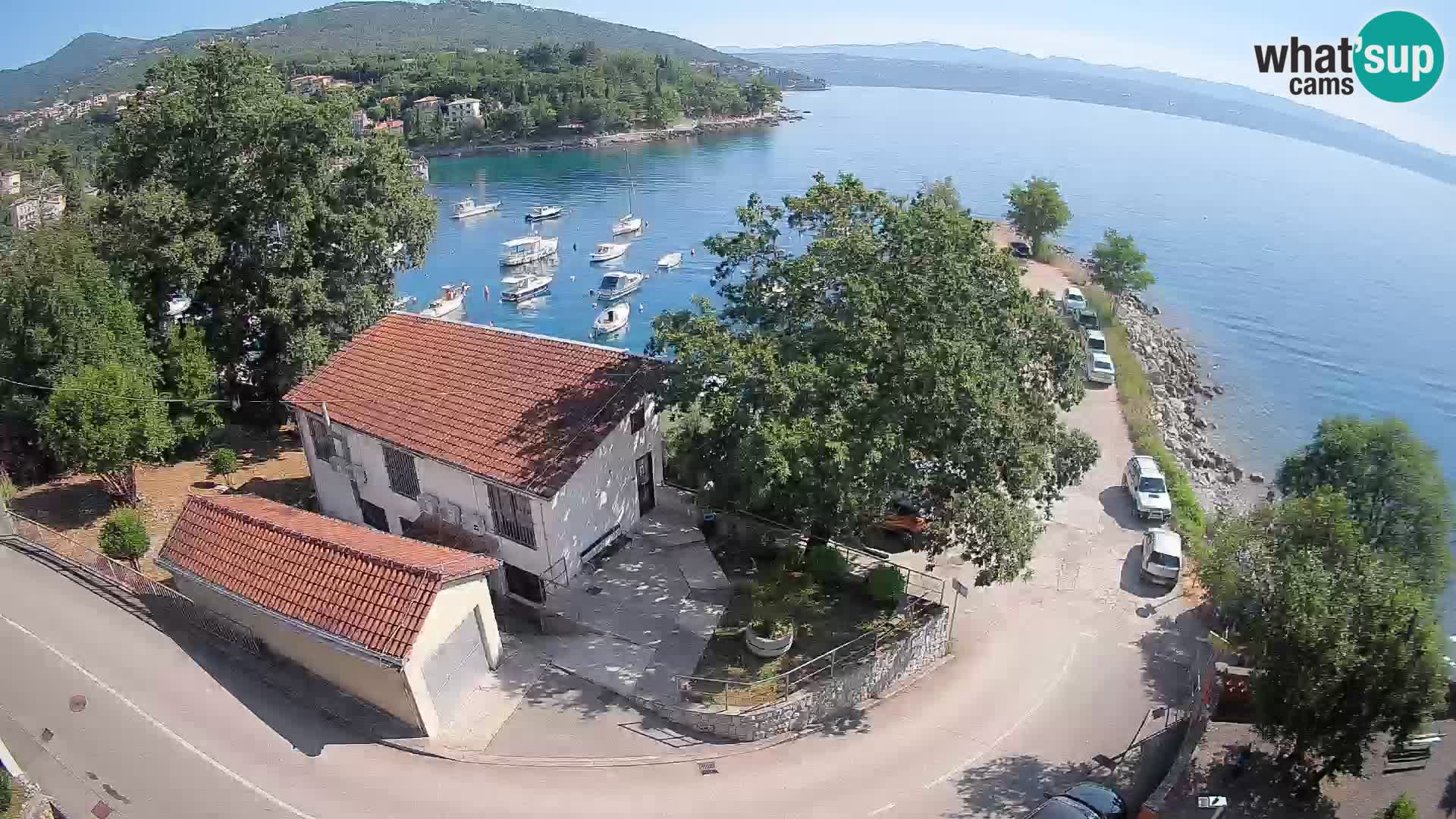 Webcam porto Ika – Vista LIVE sul porto e le luci di Opatija