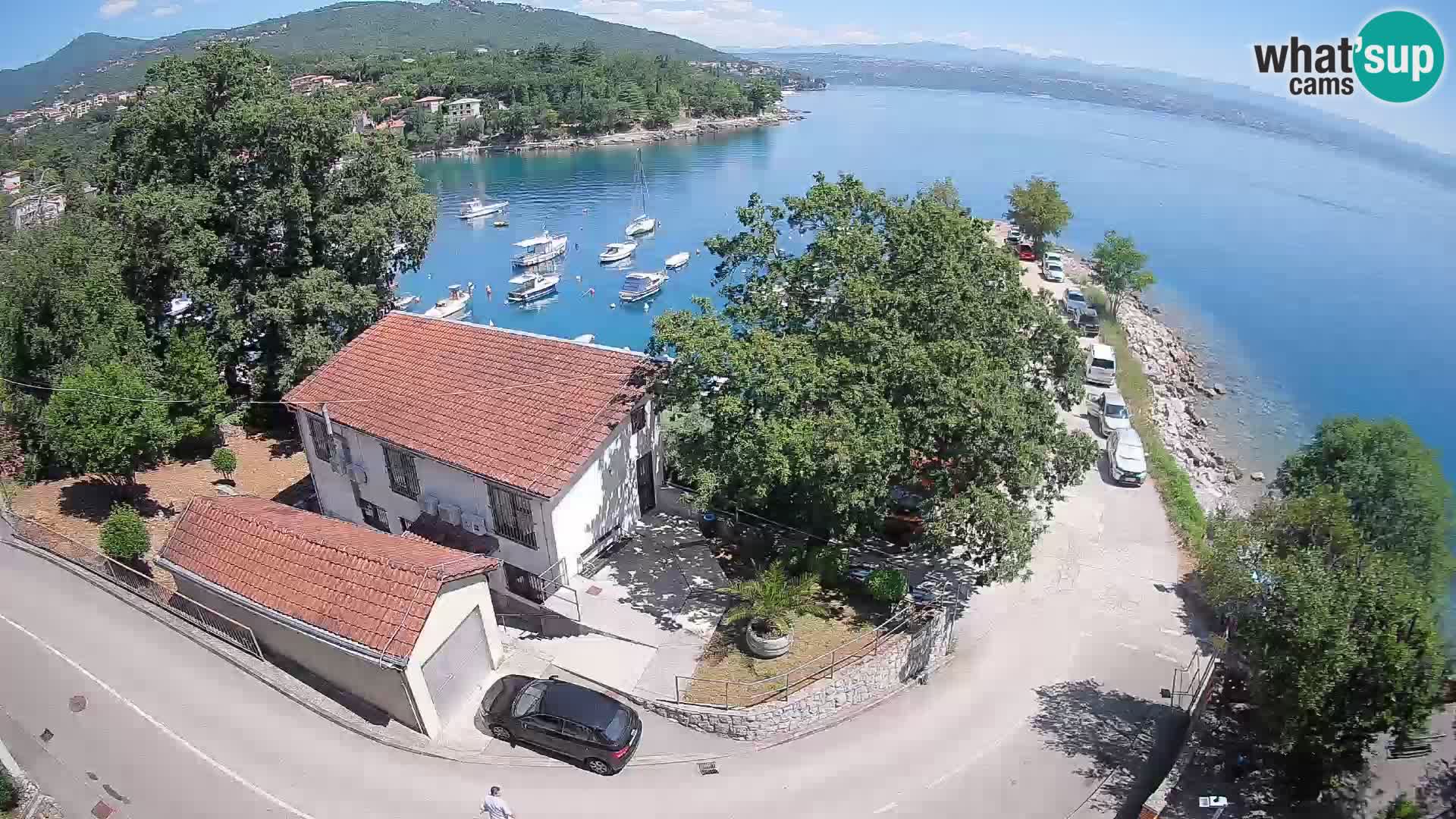 Webcam porto Ika – Vista LIVE sul porto e le luci di Opatija