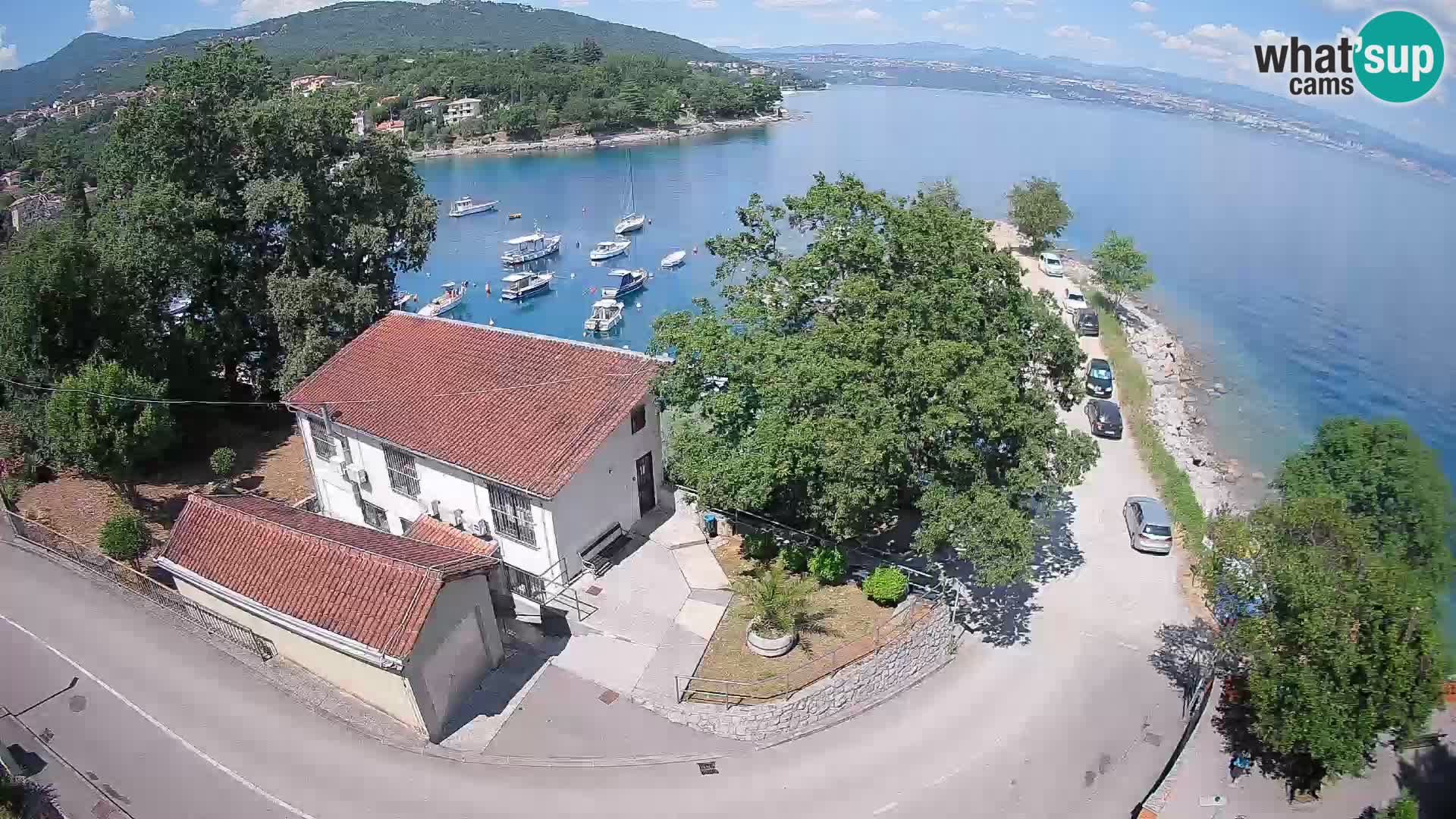Webcam port d’Ika – Vue en direct et lumières d’Opatija