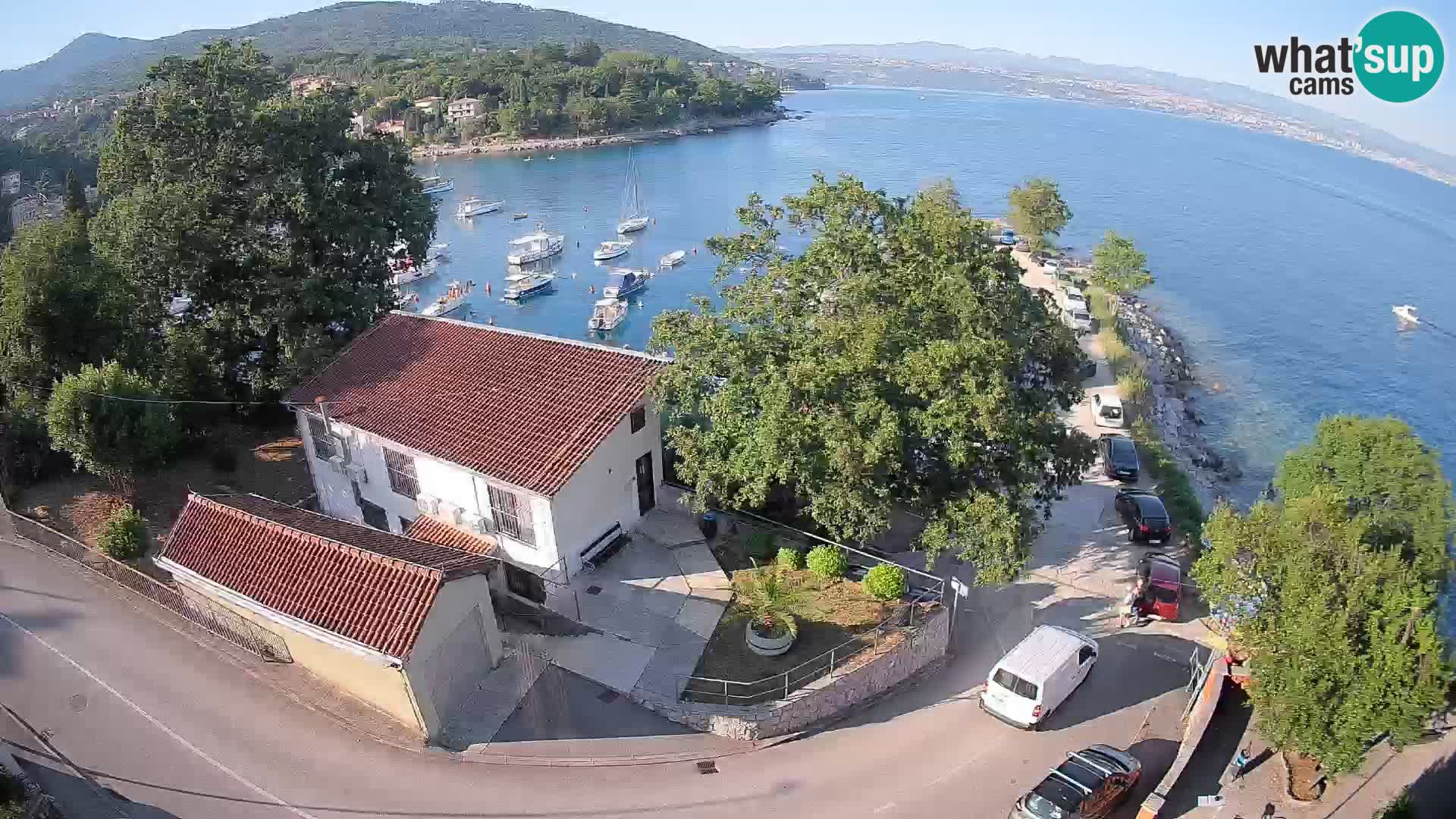 Webcam Ika Hafen – LIVE Blick auf den Hafen und die Lichter von Opatija
