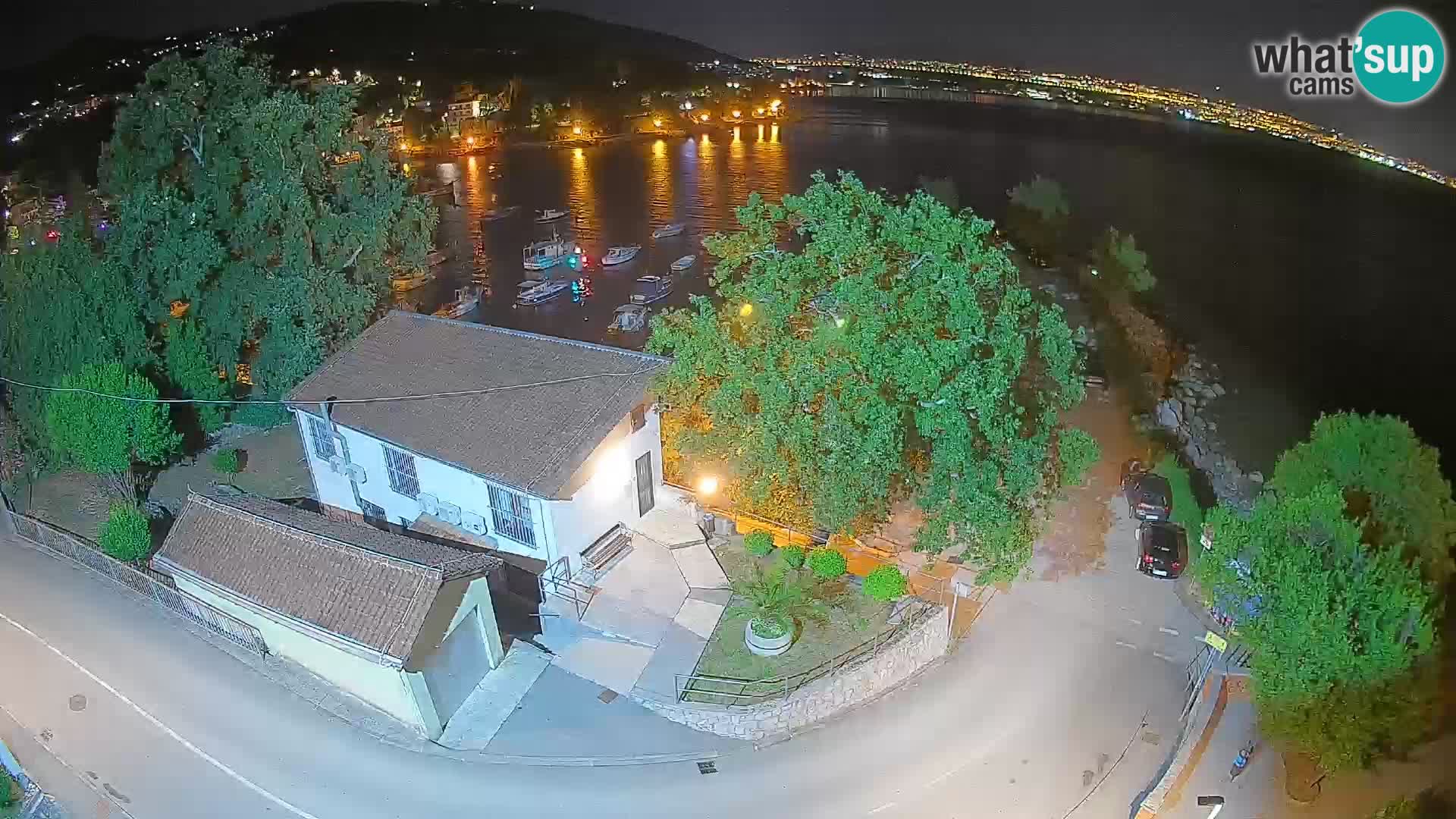 Webcam Ika Hafen – LIVE Blick auf den Hafen und die Lichter von Opatija