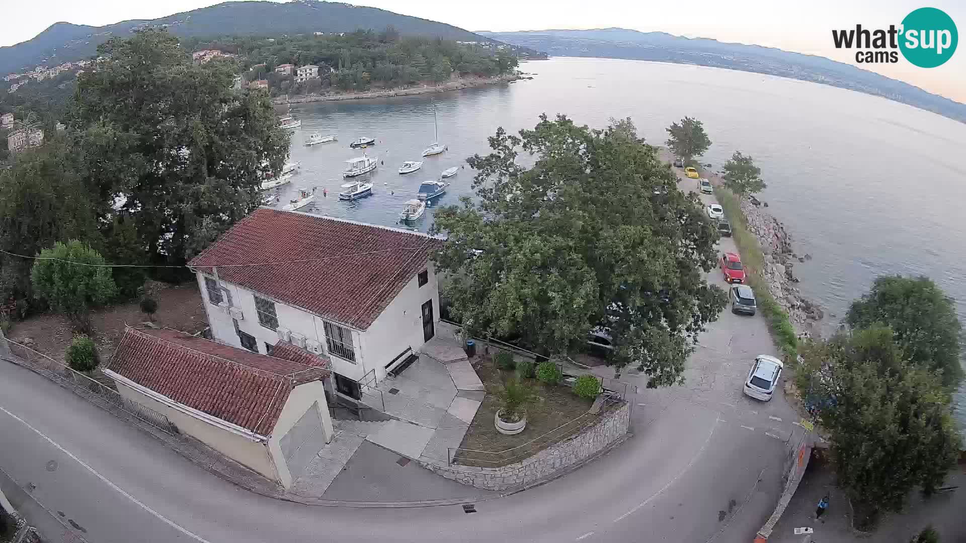 Webcam porto Ika – Vista LIVE sul porto e le luci di Opatija