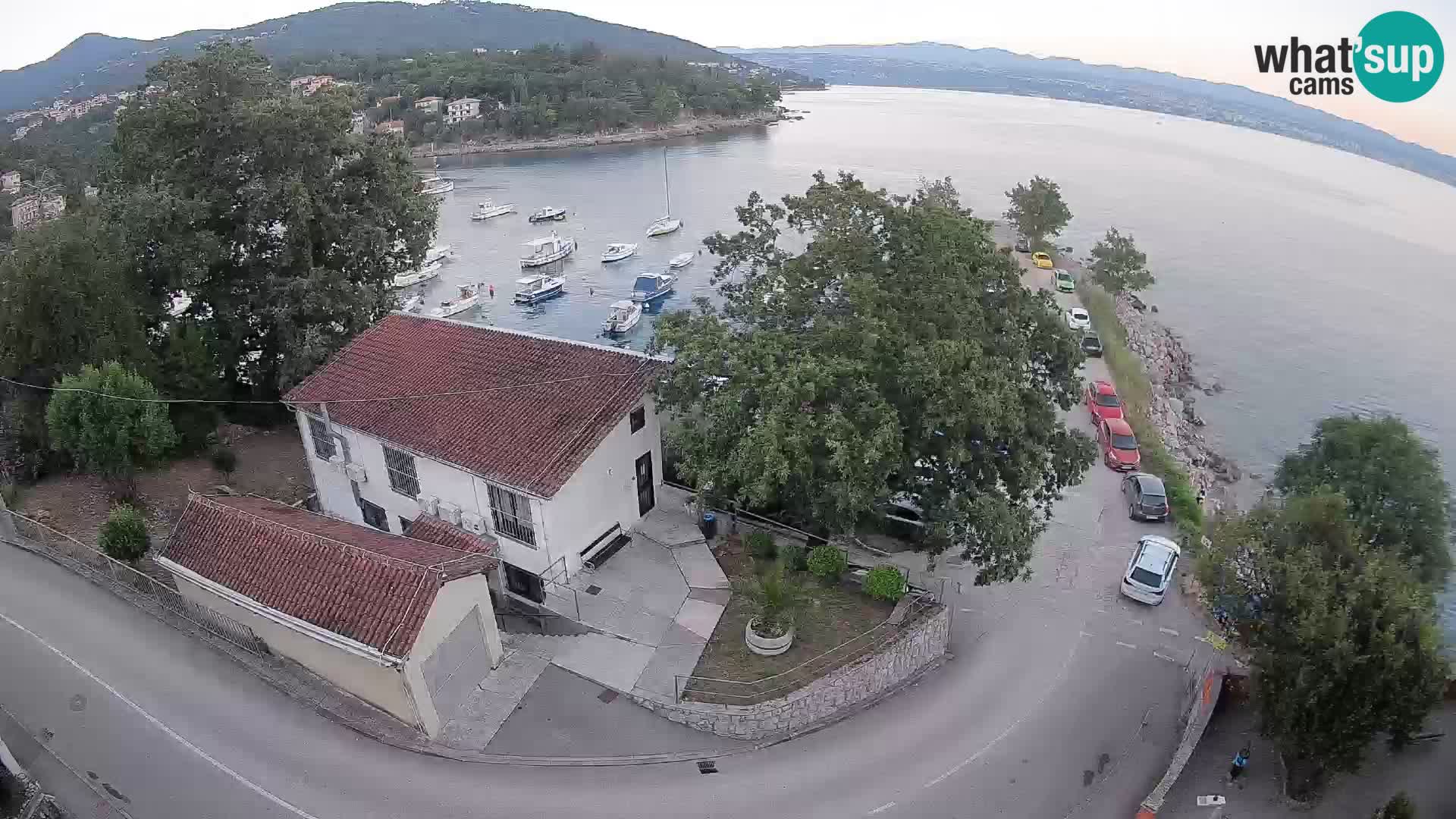 Webcam porto Ika – Vista LIVE sul porto e le luci di Opatija