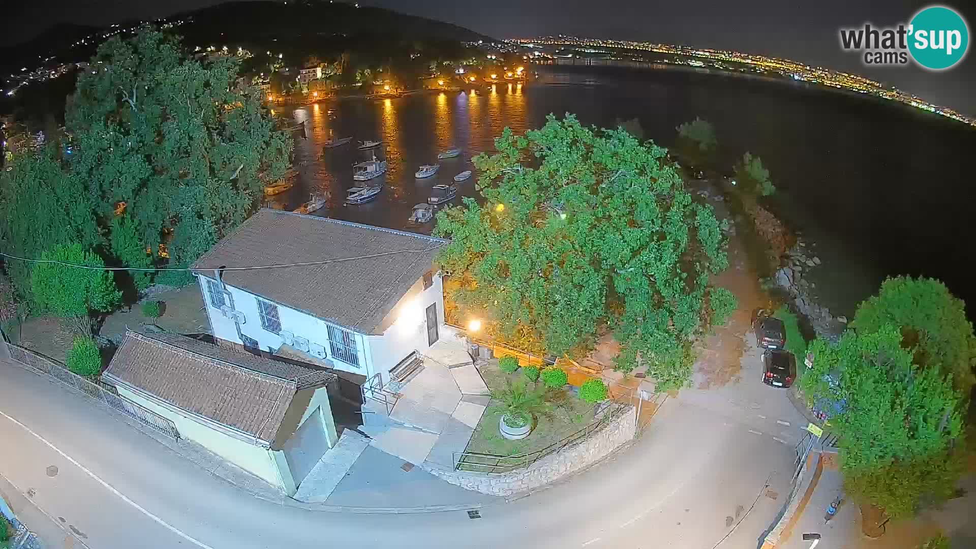 Webcam Ika Hafen – LIVE Blick auf den Hafen und die Lichter von Opatija
