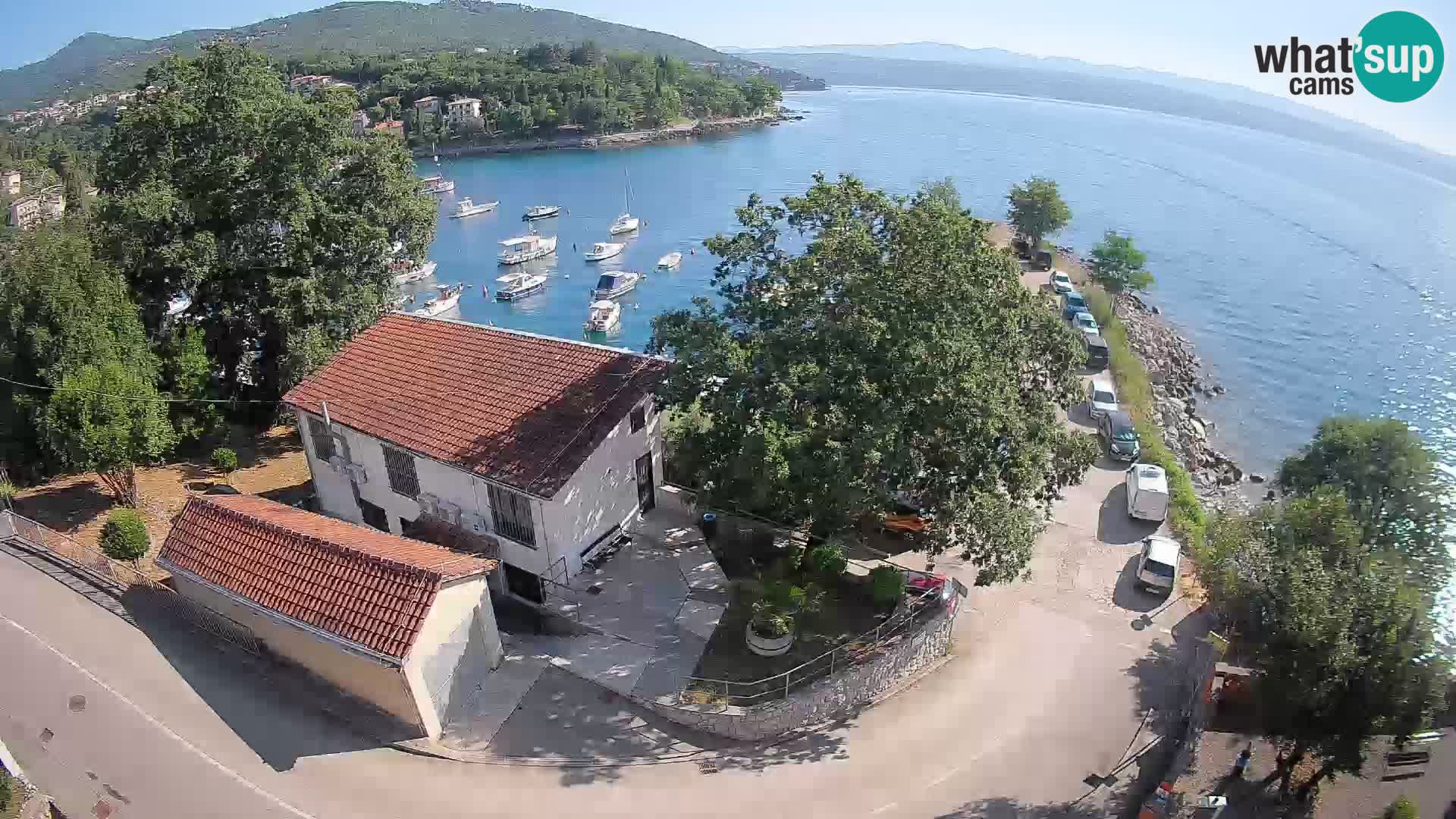 Ika Harbor Webcam – LIVE View of the Harbor and Opatija Lights