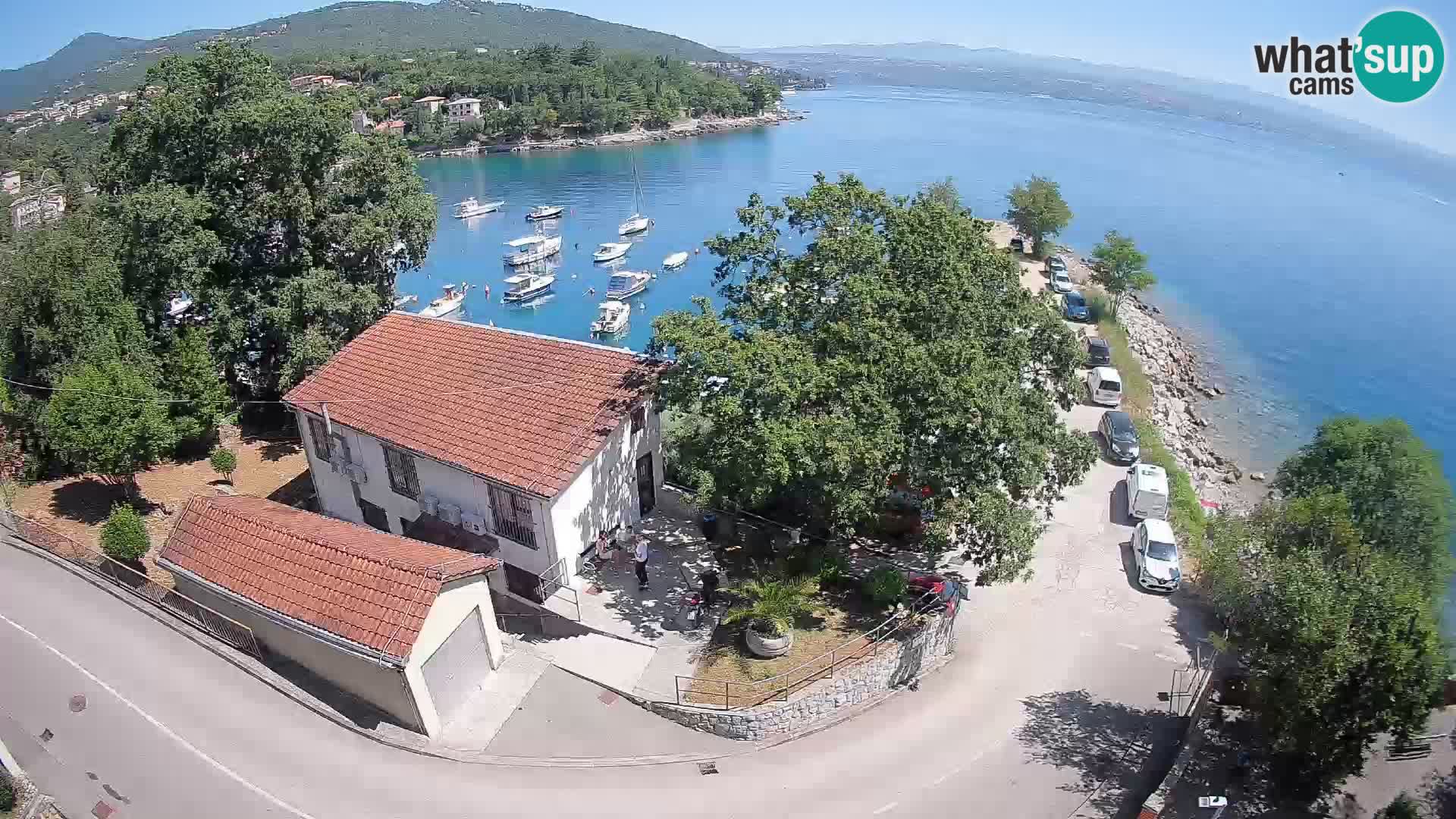 Webcam Ika Hafen – LIVE Blick auf den Hafen und die Lichter von Opatija