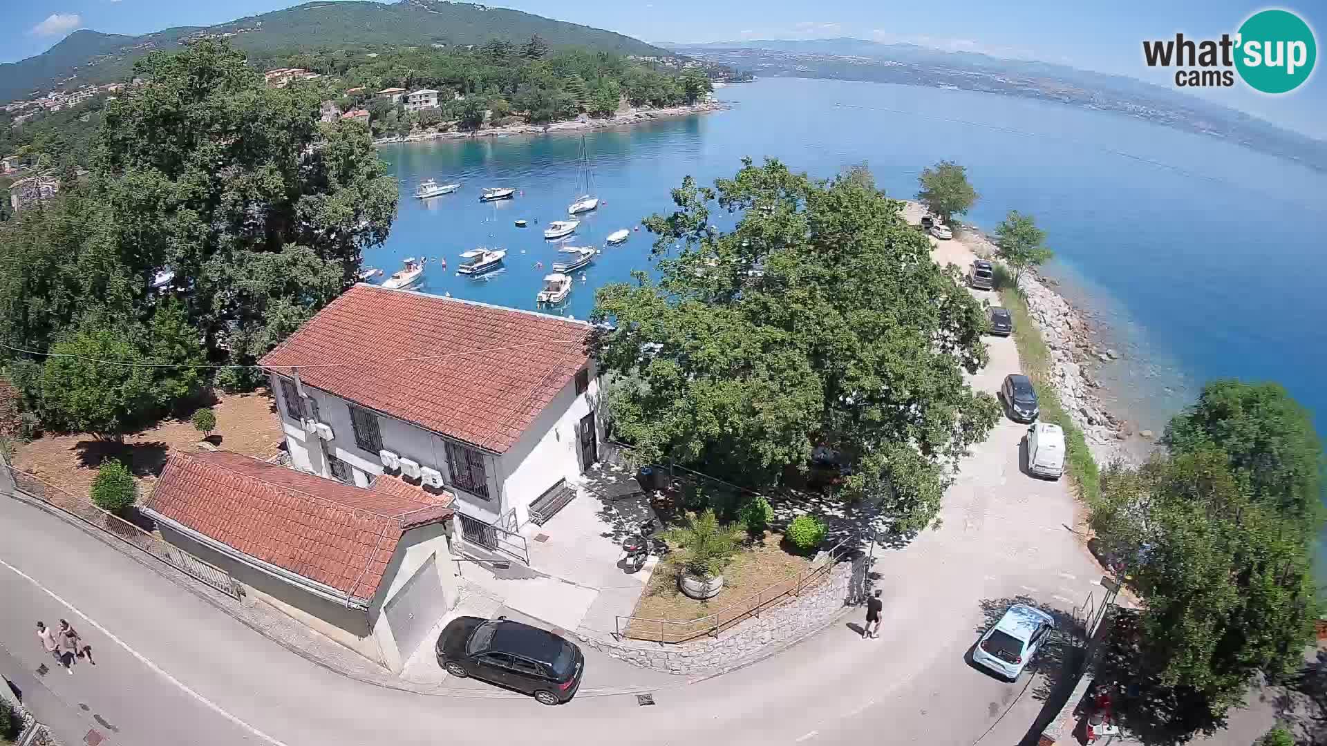 Ika Harbor Webcam – LIVE View of the Harbor and Opatija Lights