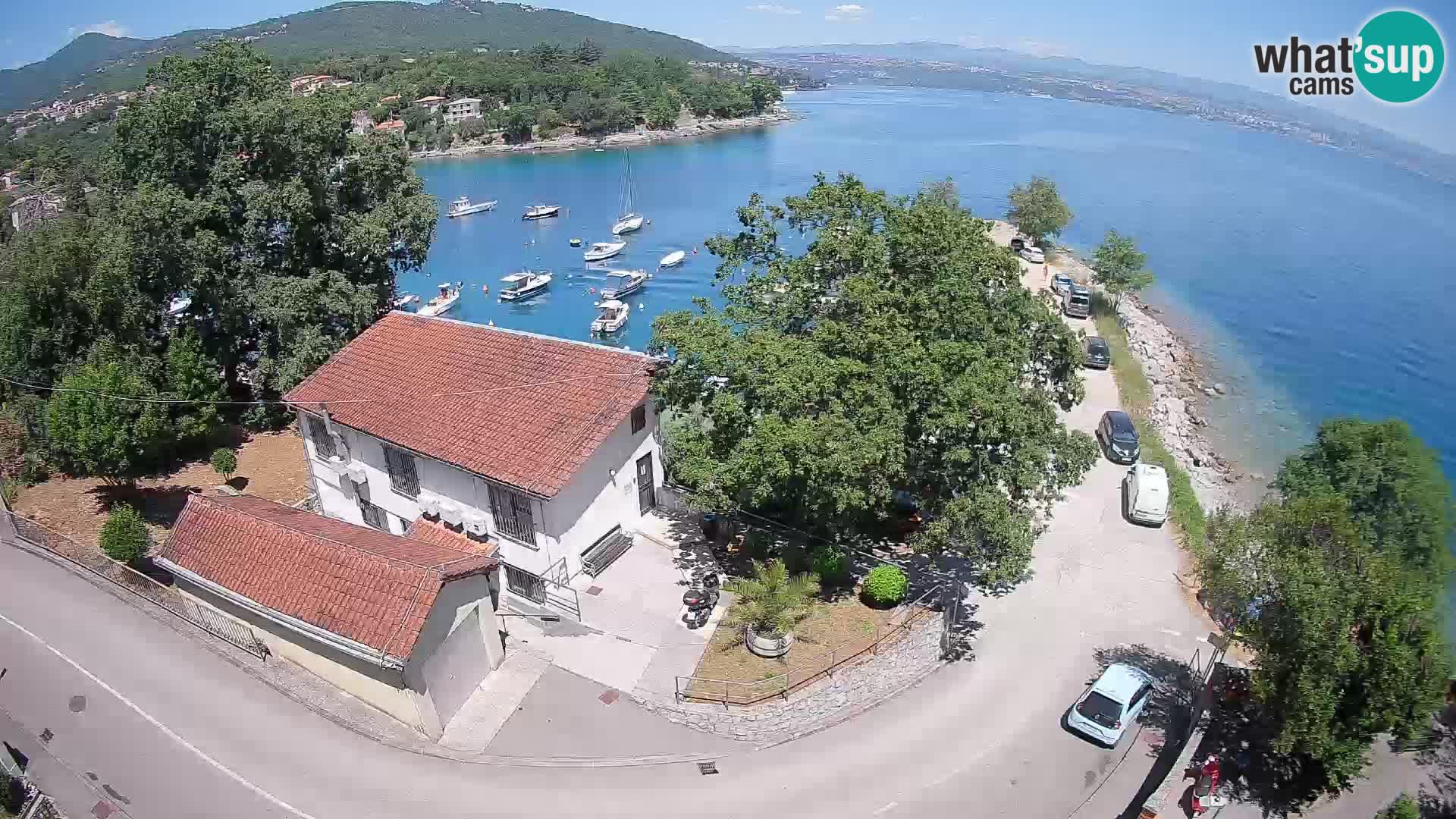 Webcam Ika Hafen – LIVE Blick auf den Hafen und die Lichter von Opatija