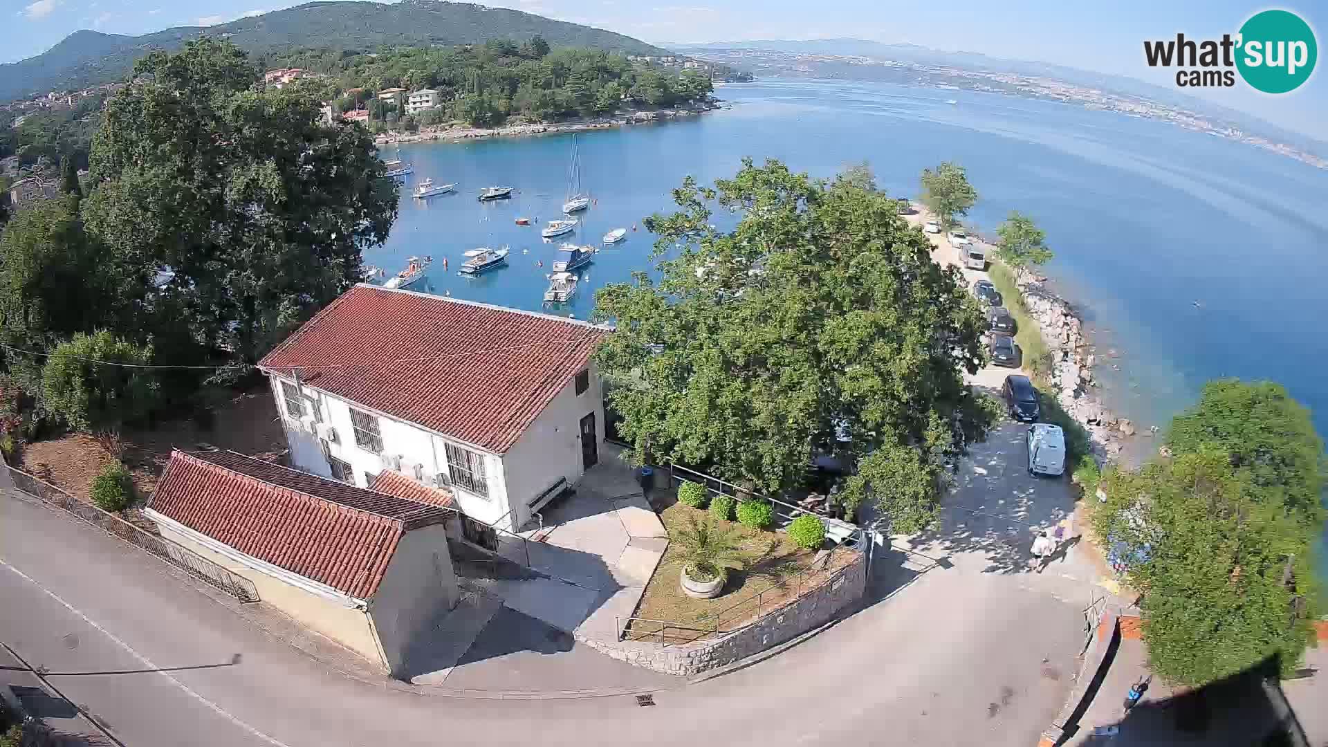 Webcam port d’Ika – Vue en direct et lumières d’Opatija