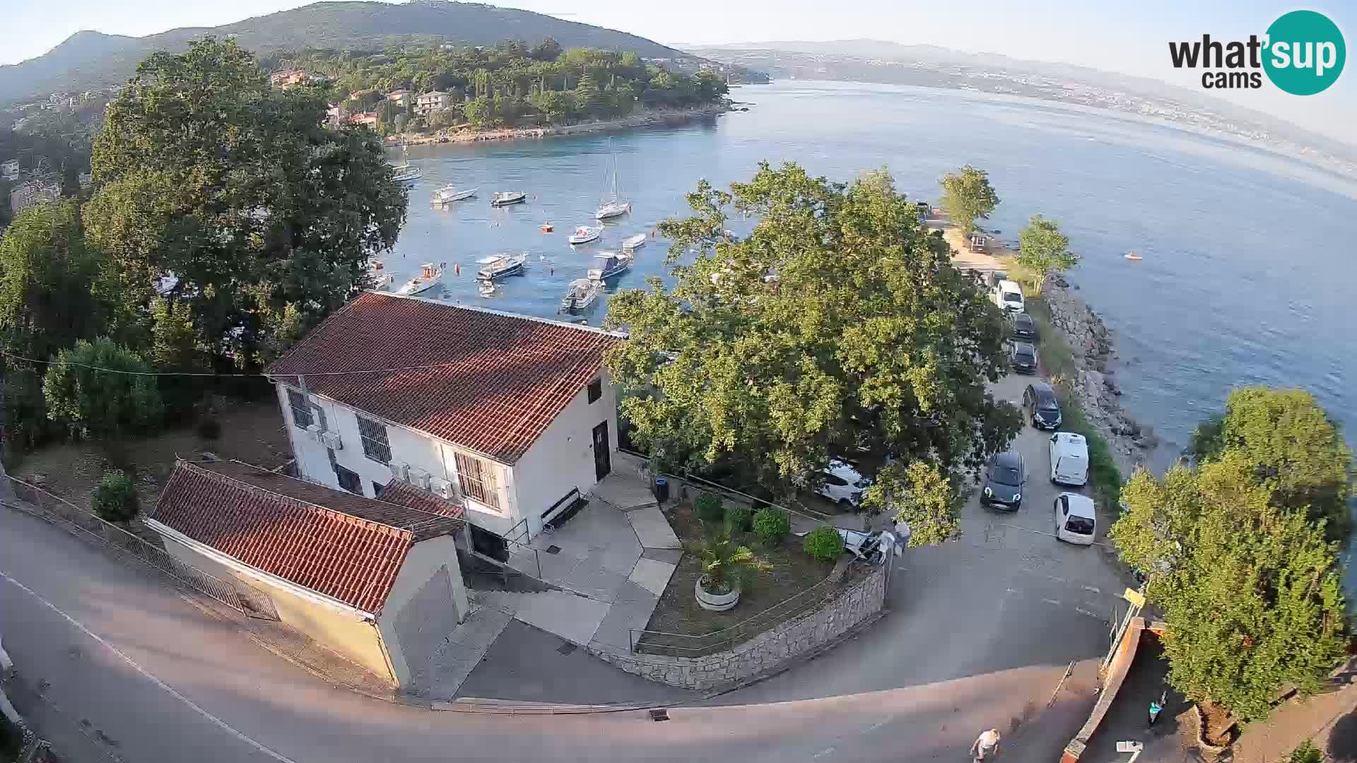 Webcam port d’Ika – Vue en direct et lumières d’Opatija