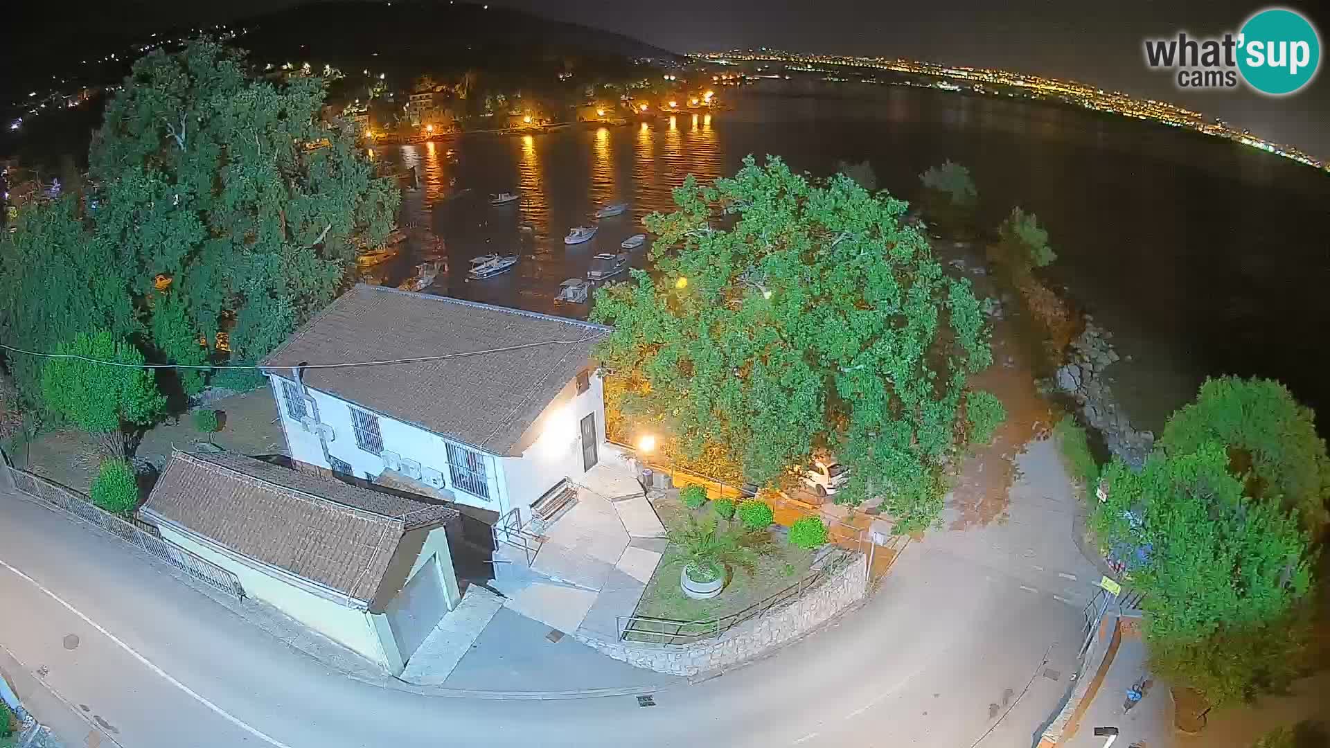 Webcam Ika Hafen – LIVE Blick auf den Hafen und die Lichter von Opatija