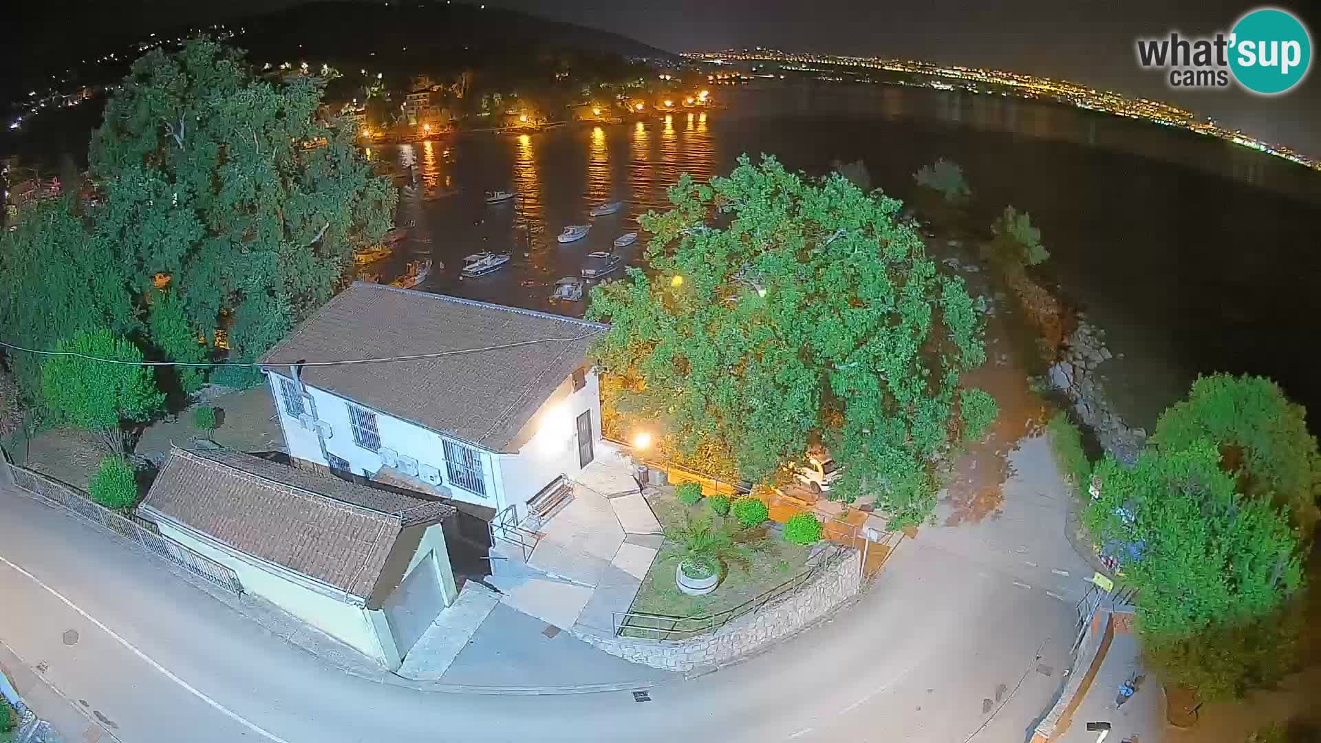 Webcam Ika Hafen – LIVE Blick auf den Hafen und die Lichter von Opatija