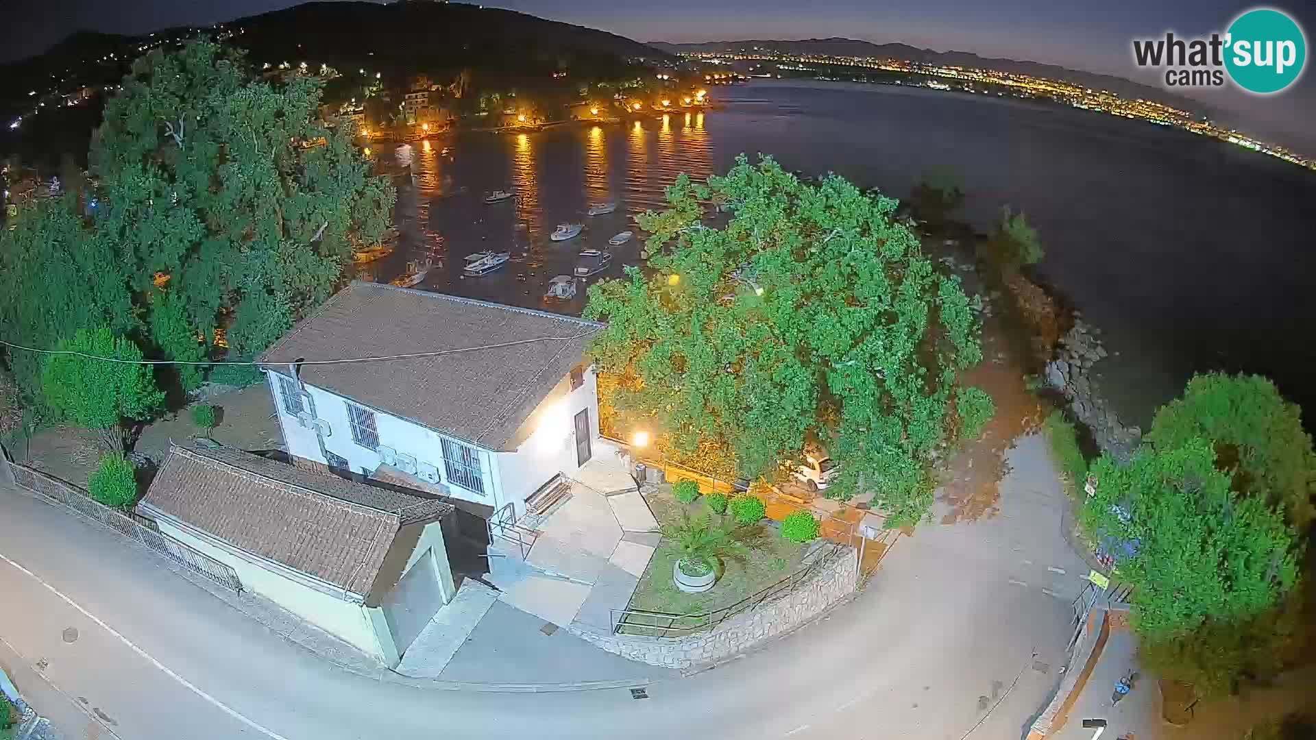 Webcam Ika Hafen – LIVE Blick auf den Hafen und die Lichter von Opatija
