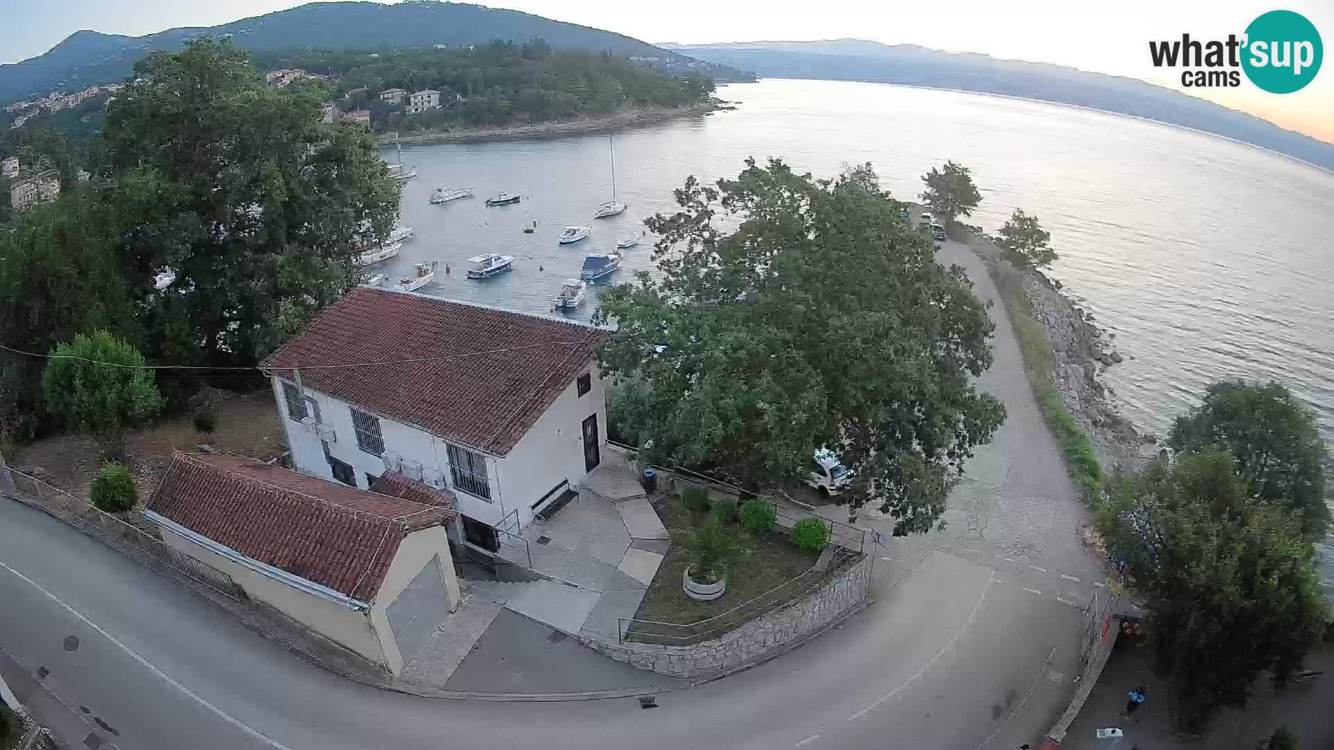 Webcam port d’Ika – Vue en direct et lumières d’Opatija