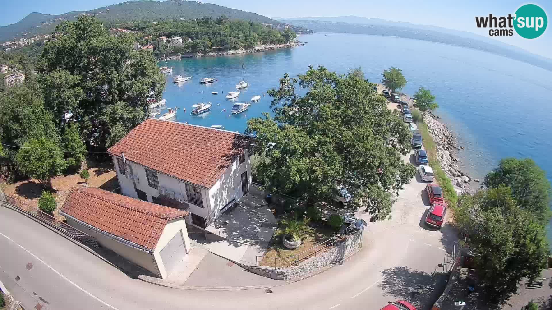 Webcam port d’Ika – Vue en direct et lumières d’Opatija