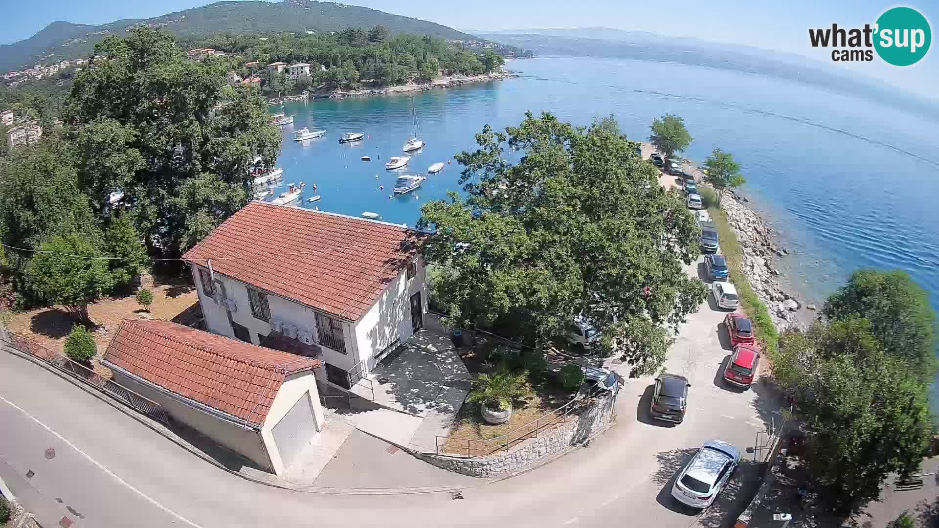 Ika Harbor Webcam – LIVE View of the Harbor and Opatija Lights