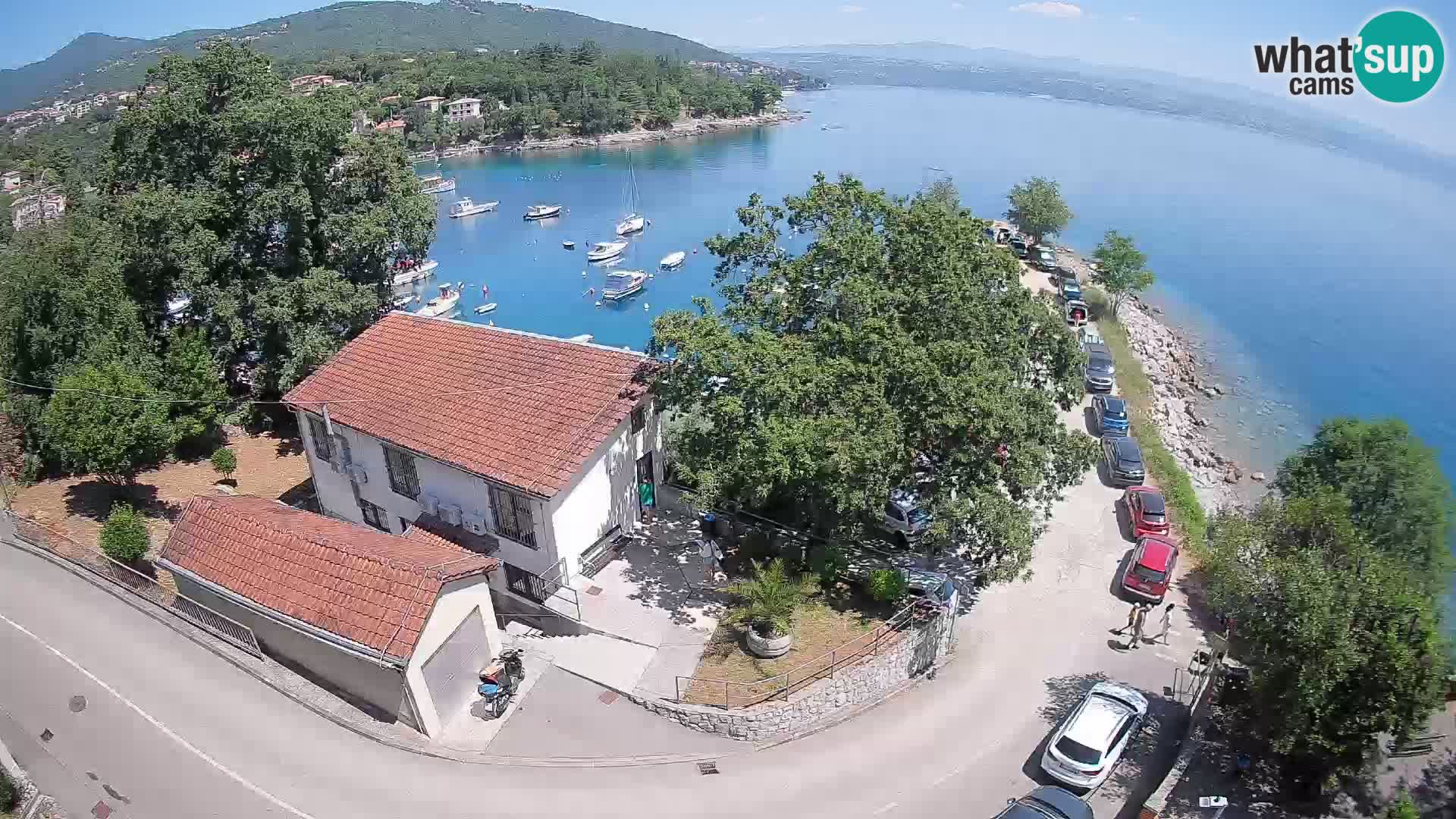 Webcam porto Ika – Vista LIVE sul porto e le luci di Opatija