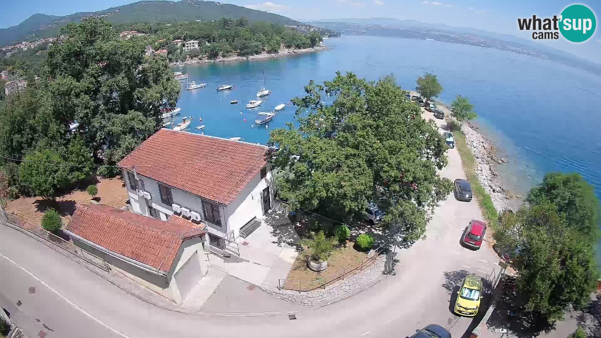 Webcam port d’Ika – Vue en direct et lumières d’Opatija