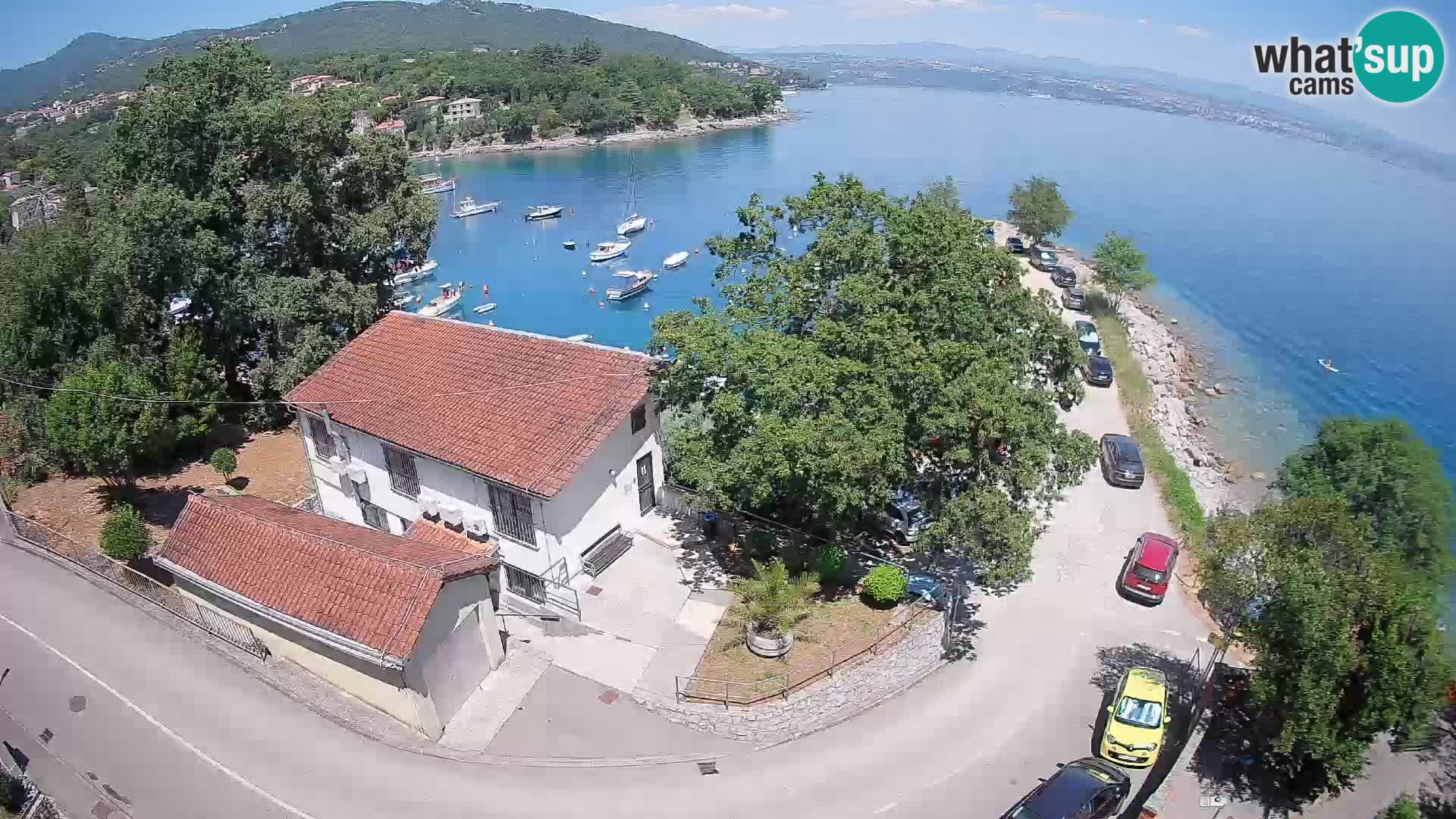 Webcam port d’Ika – Vue en direct et lumières d’Opatija