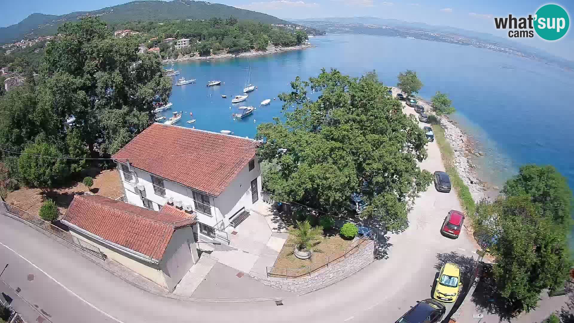Ika Harbor Webcam – LIVE View of the Harbor and Opatija Lights