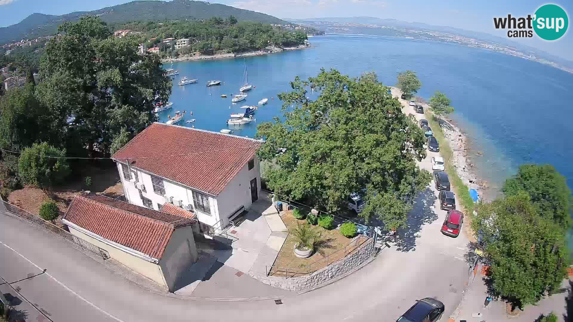 Webcam port d’Ika – Vue en direct et lumières d’Opatija