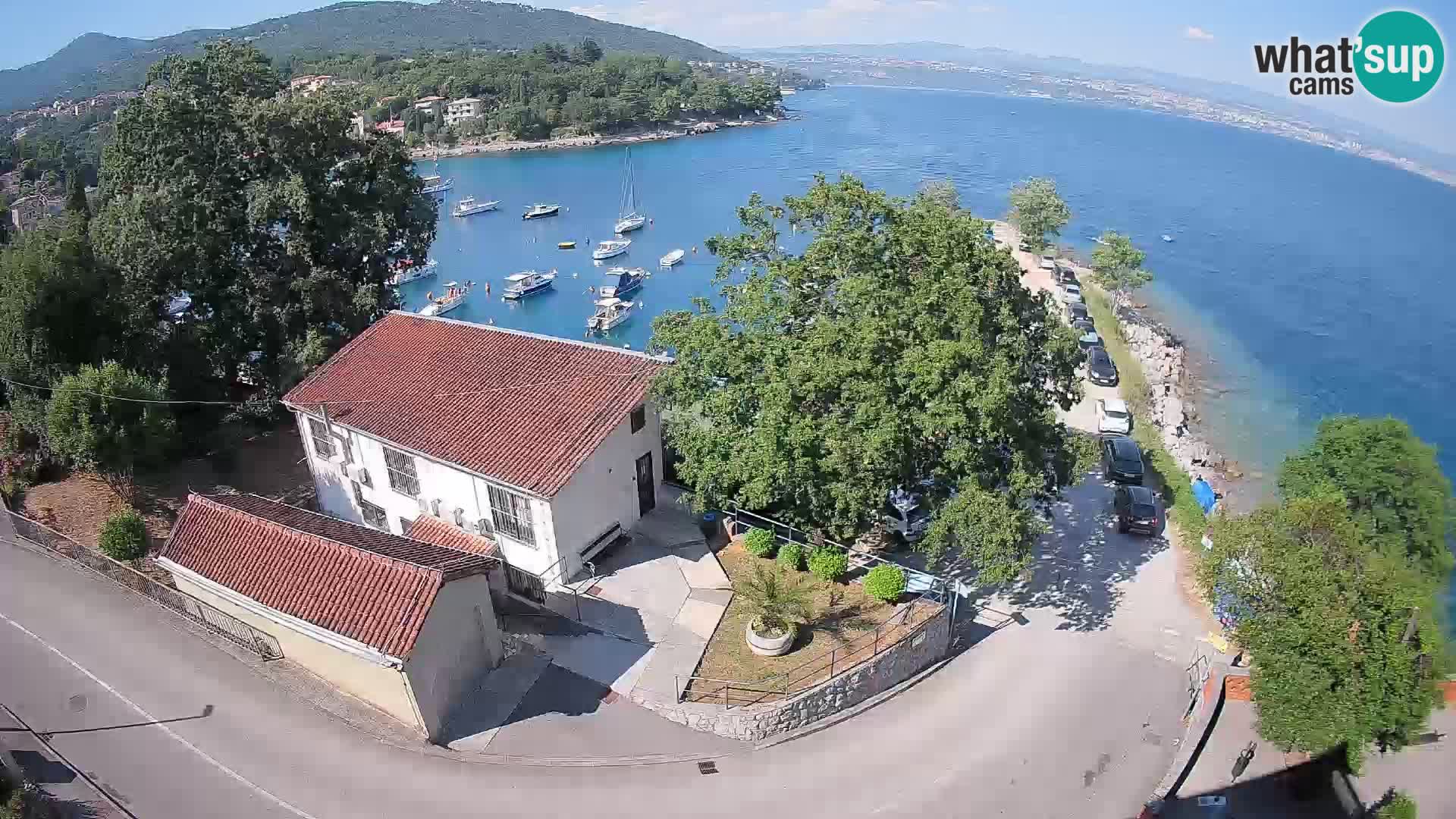Webcam Ika Hafen – LIVE Blick auf den Hafen und die Lichter von Opatija