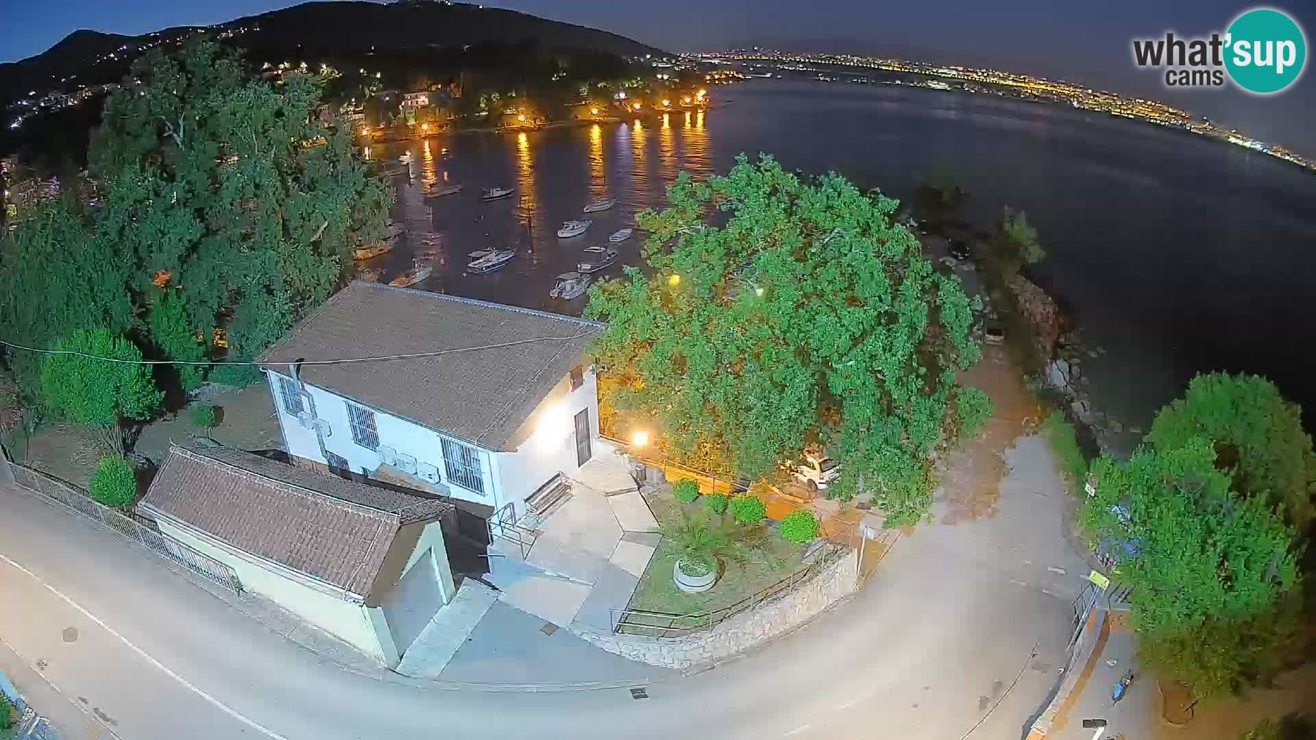Webcam Ika Hafen – LIVE Blick auf den Hafen und die Lichter von Opatija