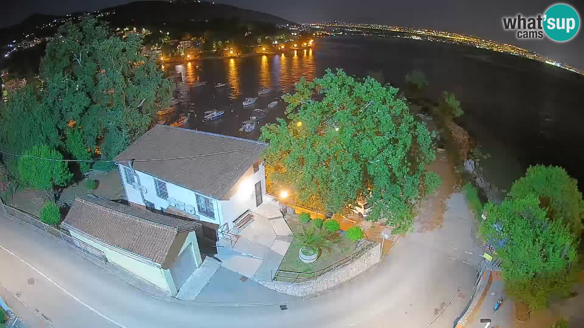 Webcam Ika Hafen – LIVE Blick auf den Hafen und die Lichter von Opatija