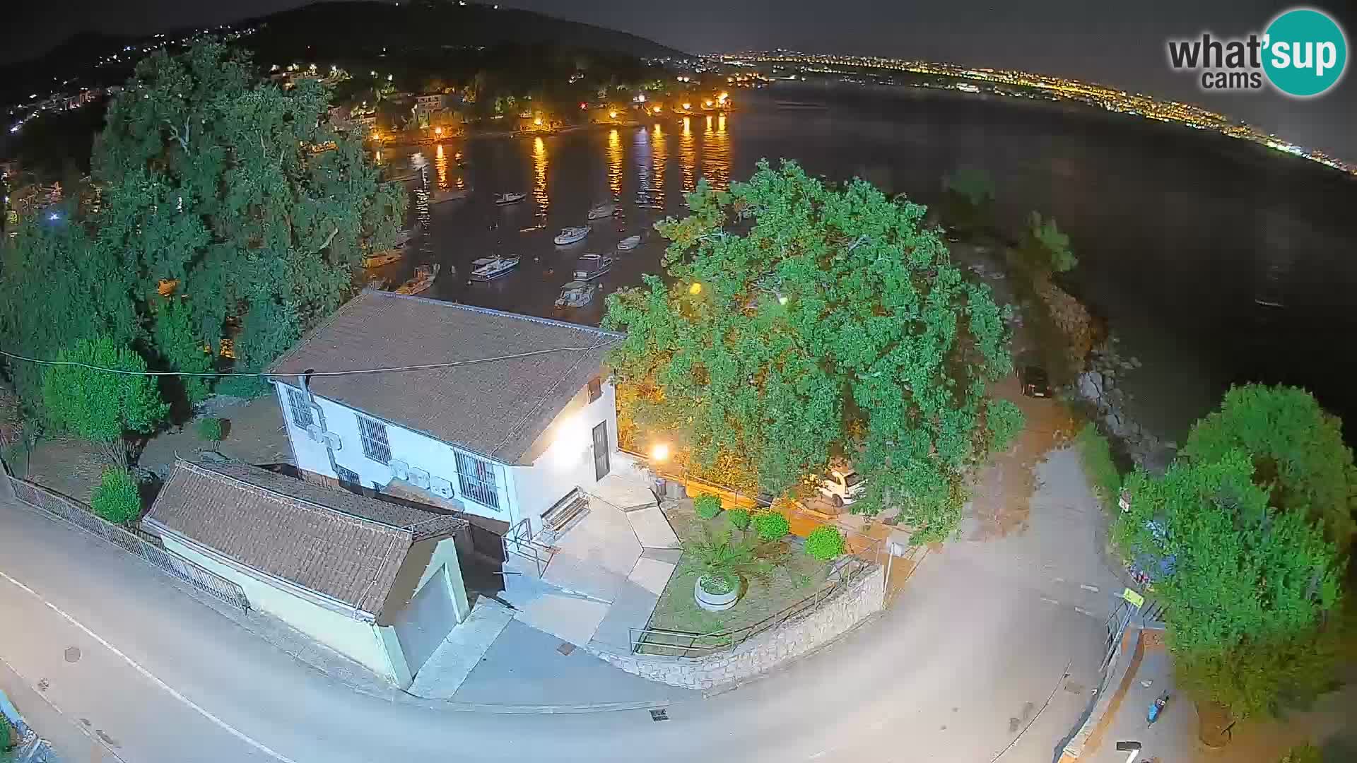 Webcam Ika Hafen – LIVE Blick auf den Hafen und die Lichter von Opatija