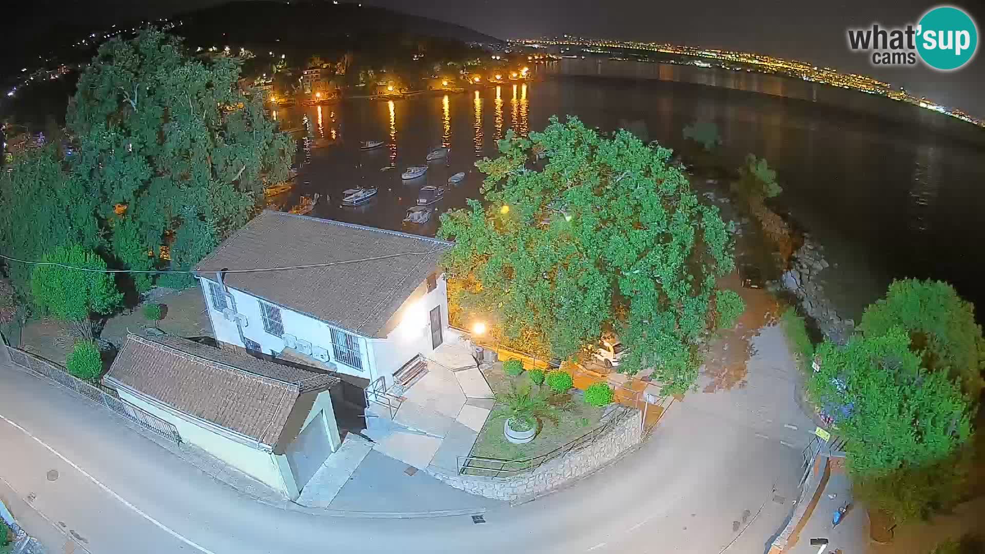 Webcam port d’Ika – Vue en direct et lumières d’Opatija