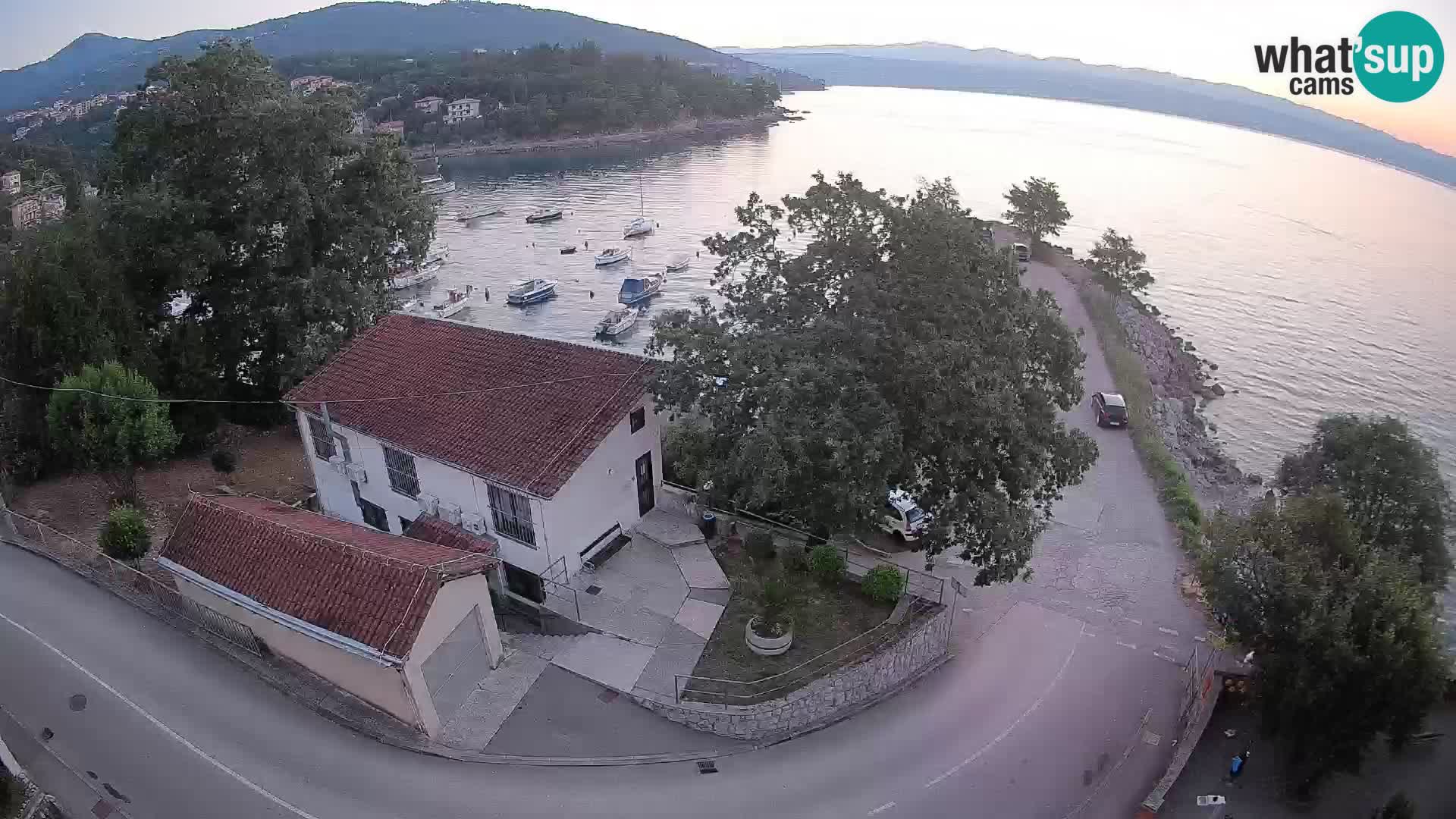Webcam port d’Ika – Vue en direct et lumières d’Opatija