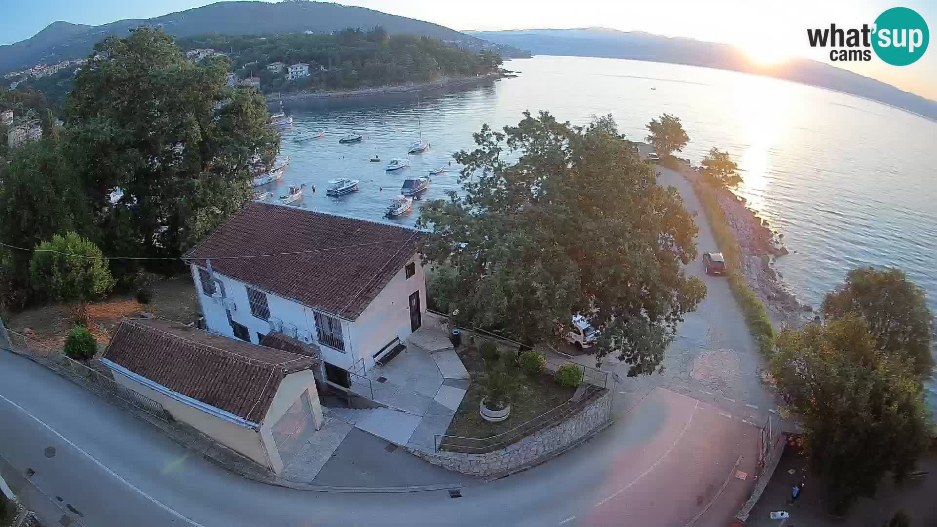 Webcam Ika Hafen – LIVE Blick auf den Hafen und die Lichter von Opatija