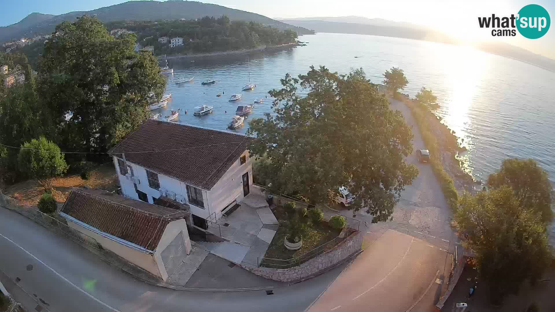 Webcam Ika Hafen – LIVE Blick auf den Hafen und die Lichter von Opatija