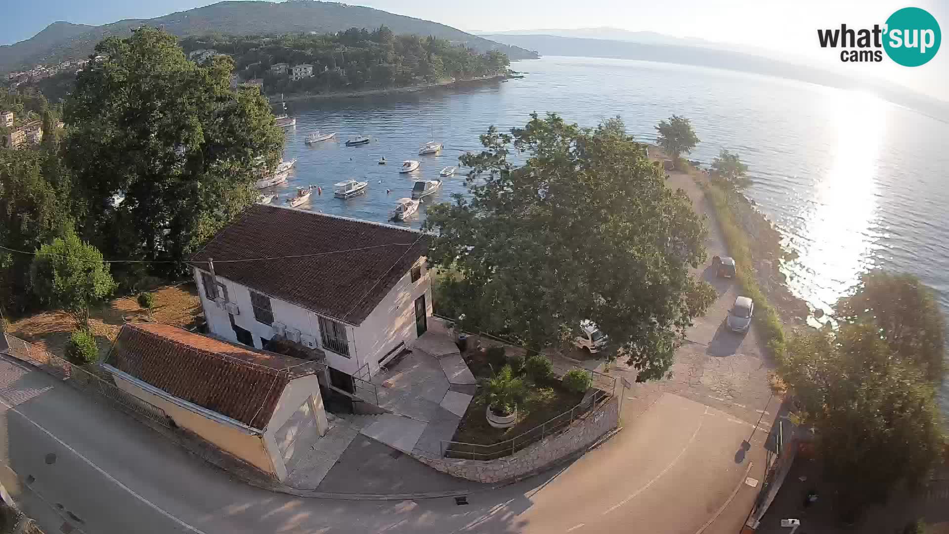 Webcam Ika Hafen – LIVE Blick auf den Hafen und die Lichter von Opatija