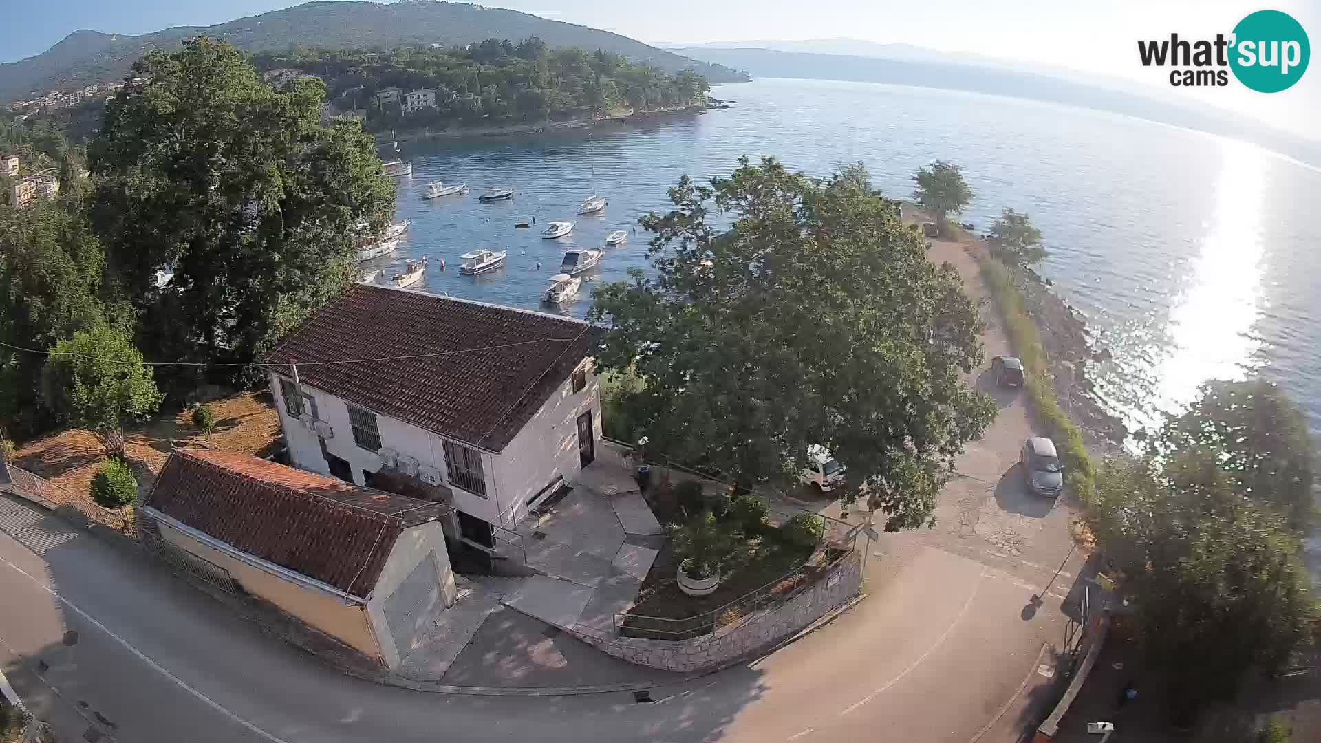 Ika Harbor Webcam – LIVE View of the Harbor and Opatija Lights
