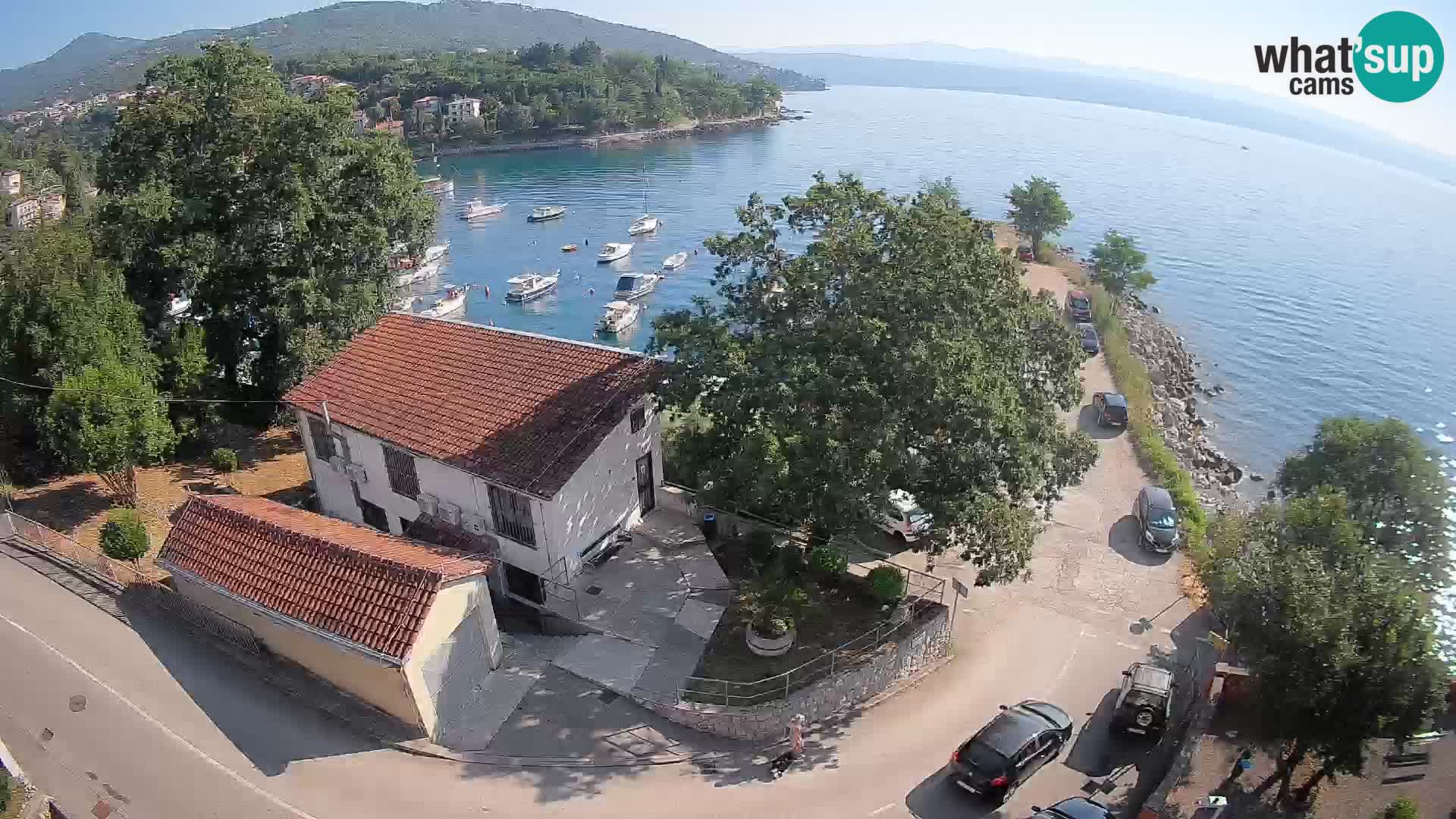 Webcam porto Ika – Vista LIVE sul porto e le luci di Opatija
