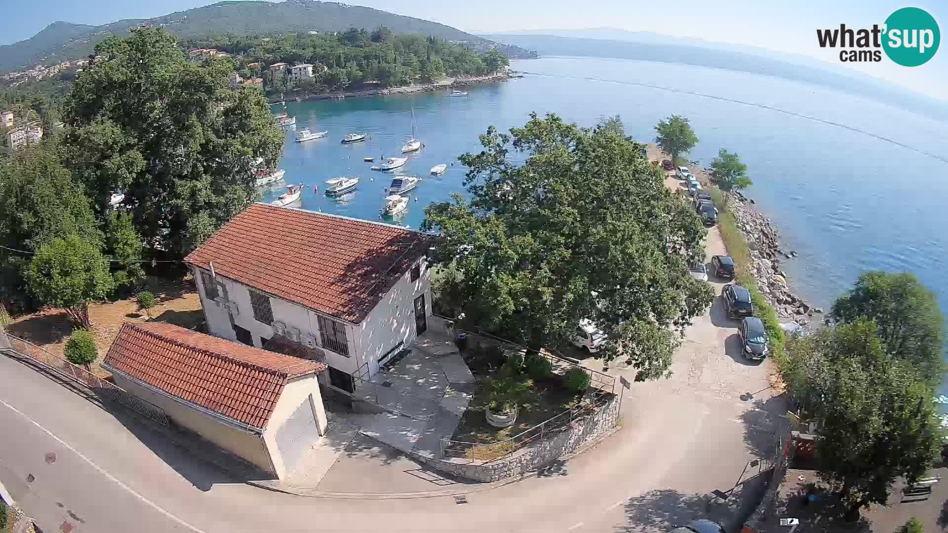 Ika Harbor Webcam – LIVE View of the Harbor and Opatija Lights
