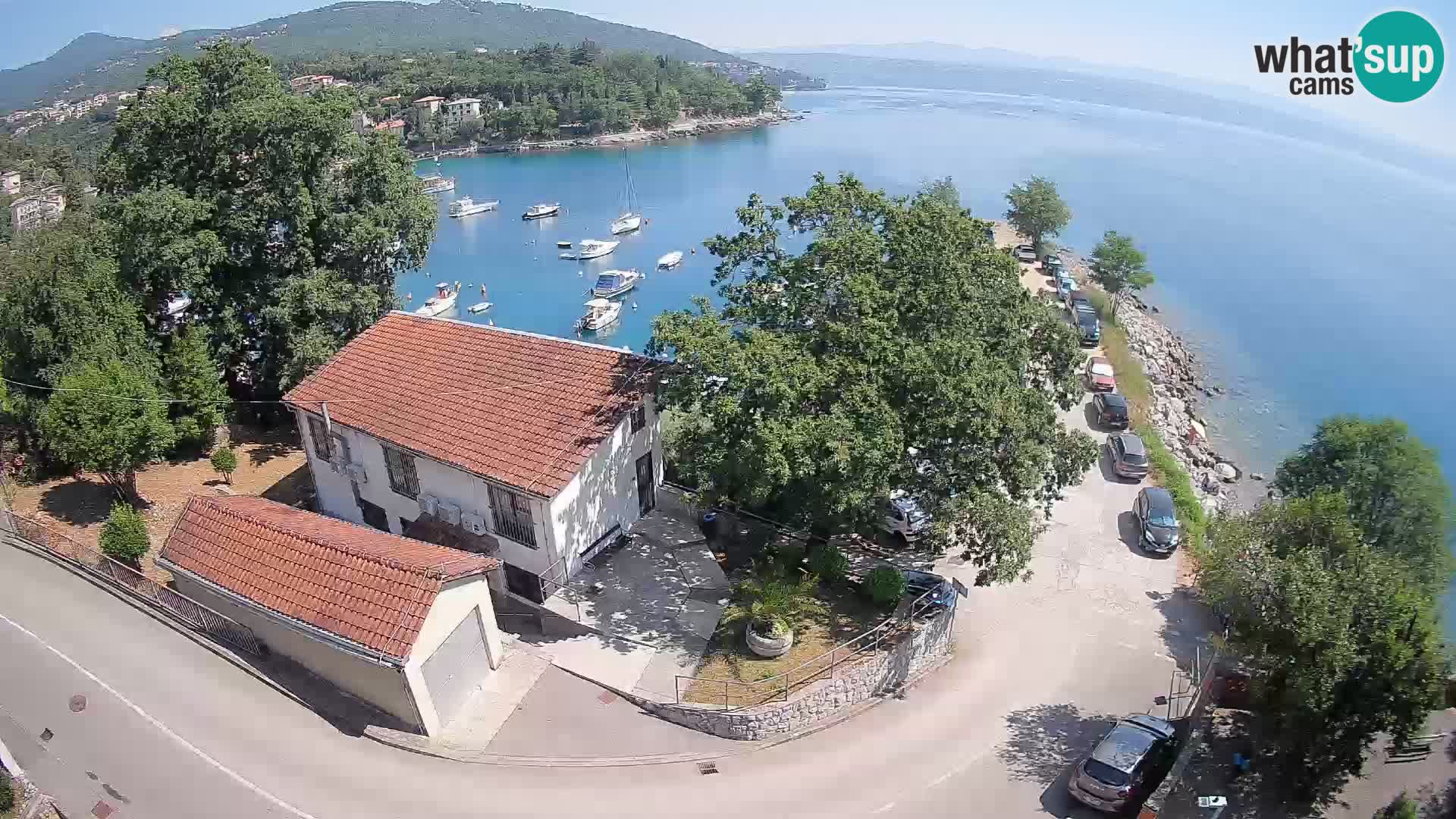 Webcam port d’Ika – Vue en direct et lumières d’Opatija