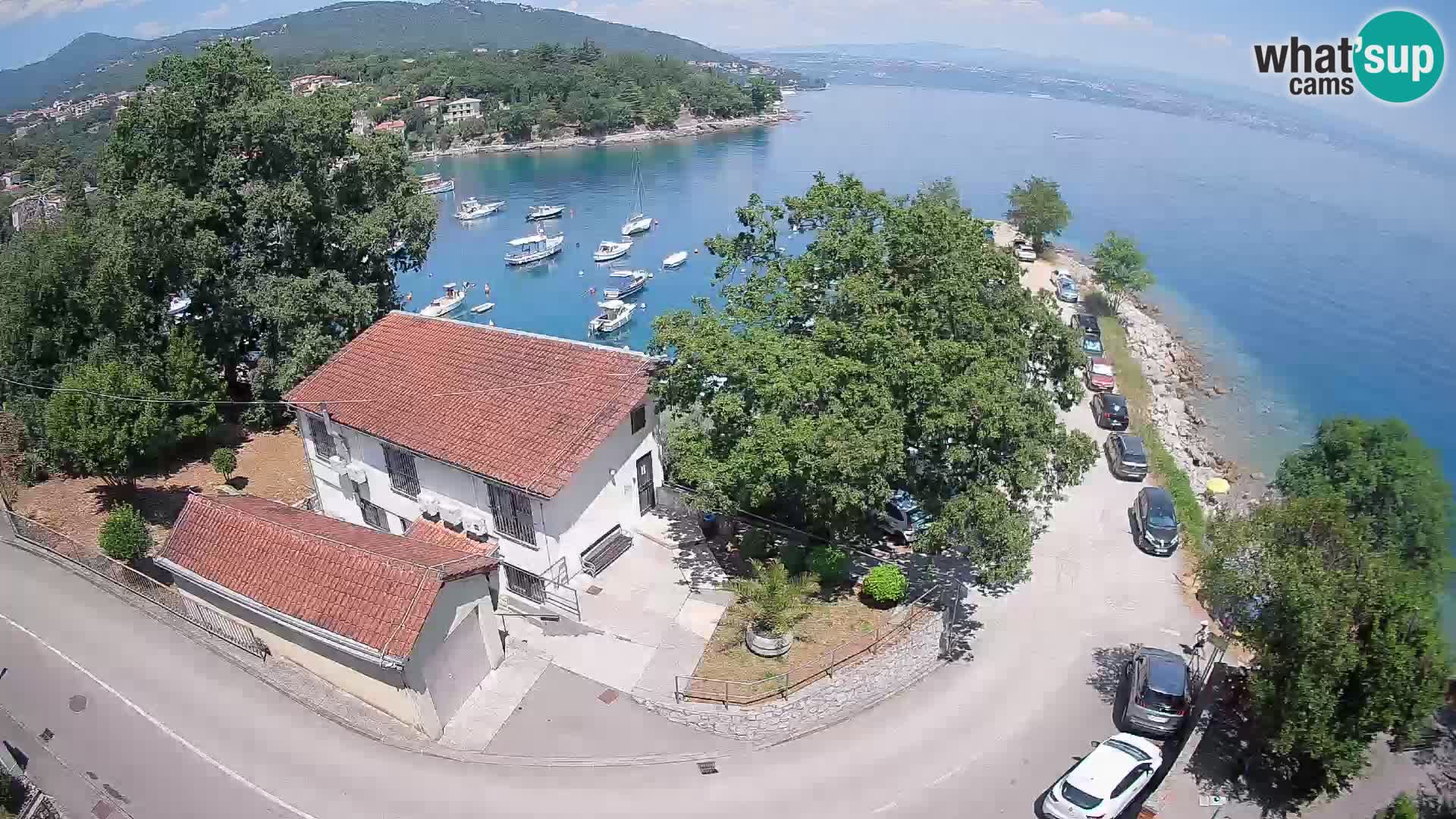 Webcam Ika Hafen – LIVE Blick auf den Hafen und die Lichter von Opatija