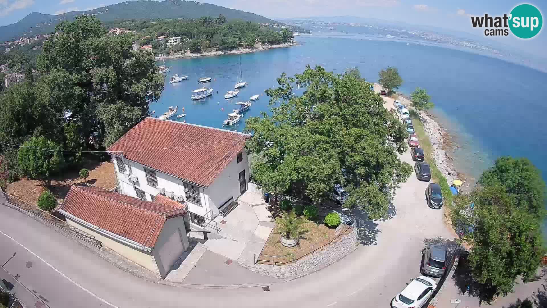 Ika Harbor Webcam – LIVE View of the Harbor and Opatija Lights