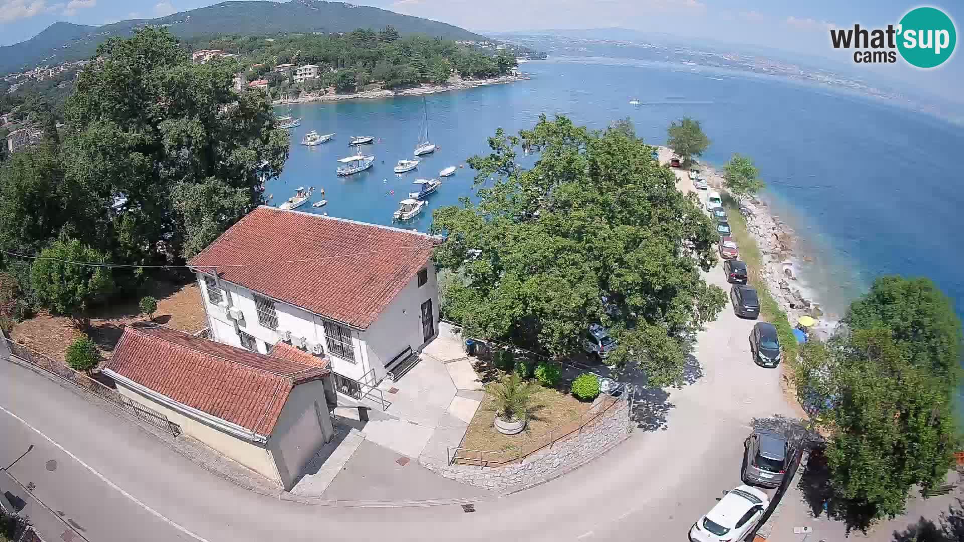 Webcam Ika Hafen – LIVE Blick auf den Hafen und die Lichter von Opatija
