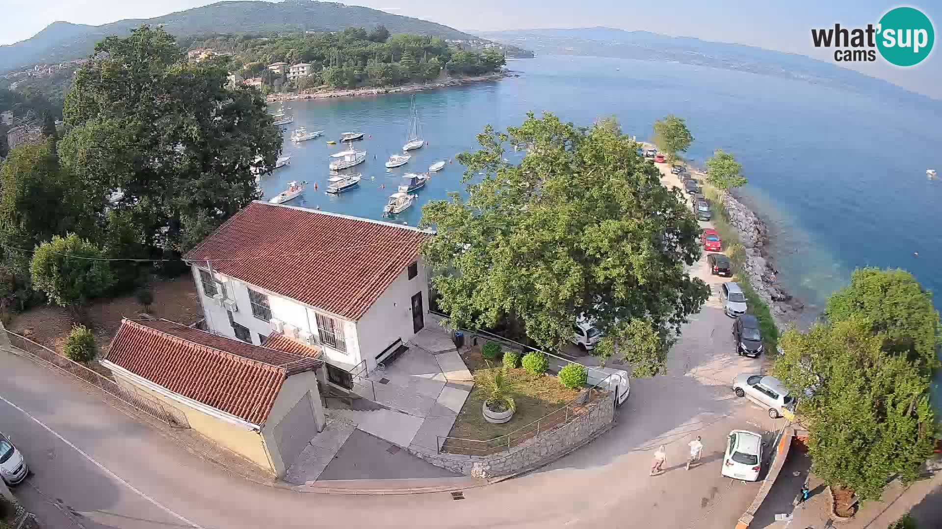 Webcam porto Ika – Vista LIVE sul porto e le luci di Opatija